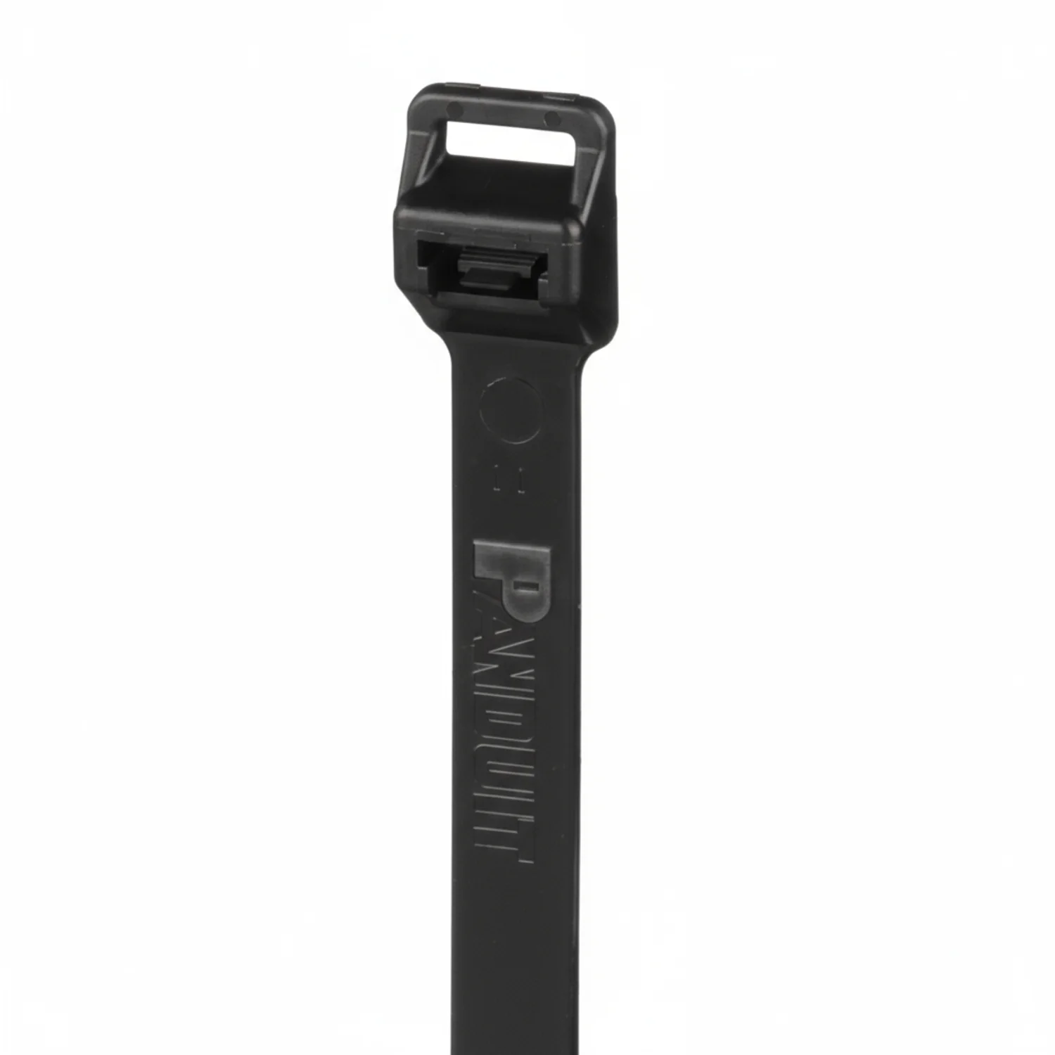 Pan-Ty® PRT5EH-C100 Releasable Cable Tie, Black, UV Polypropylene, 20.1"L, 90lb - Image 2
