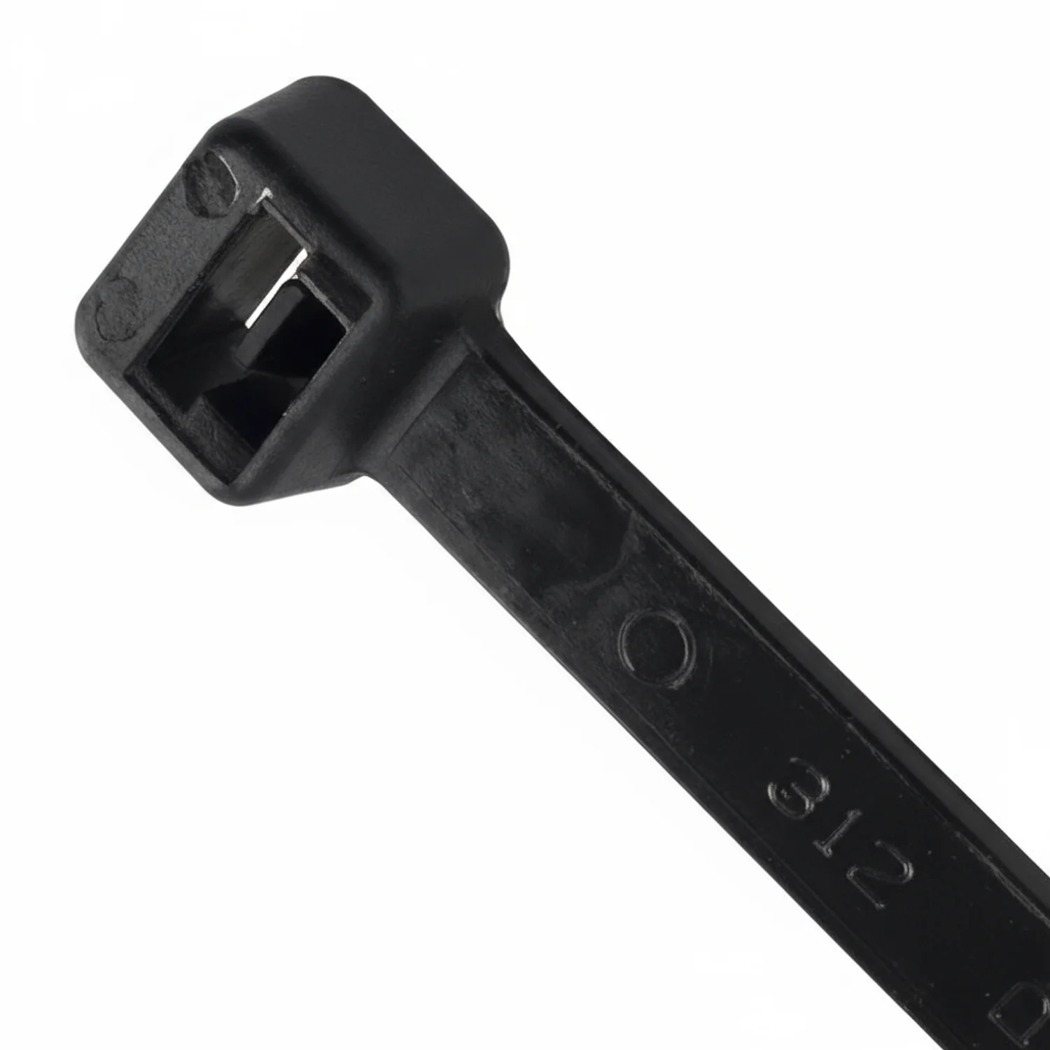 Panduit 11.5" 30lb Black Weather Resistant Pan-Ty® Polypropylene Cable Ties / Zip Ties 1,000/bag Part #PLT3S-M100 - Image 2