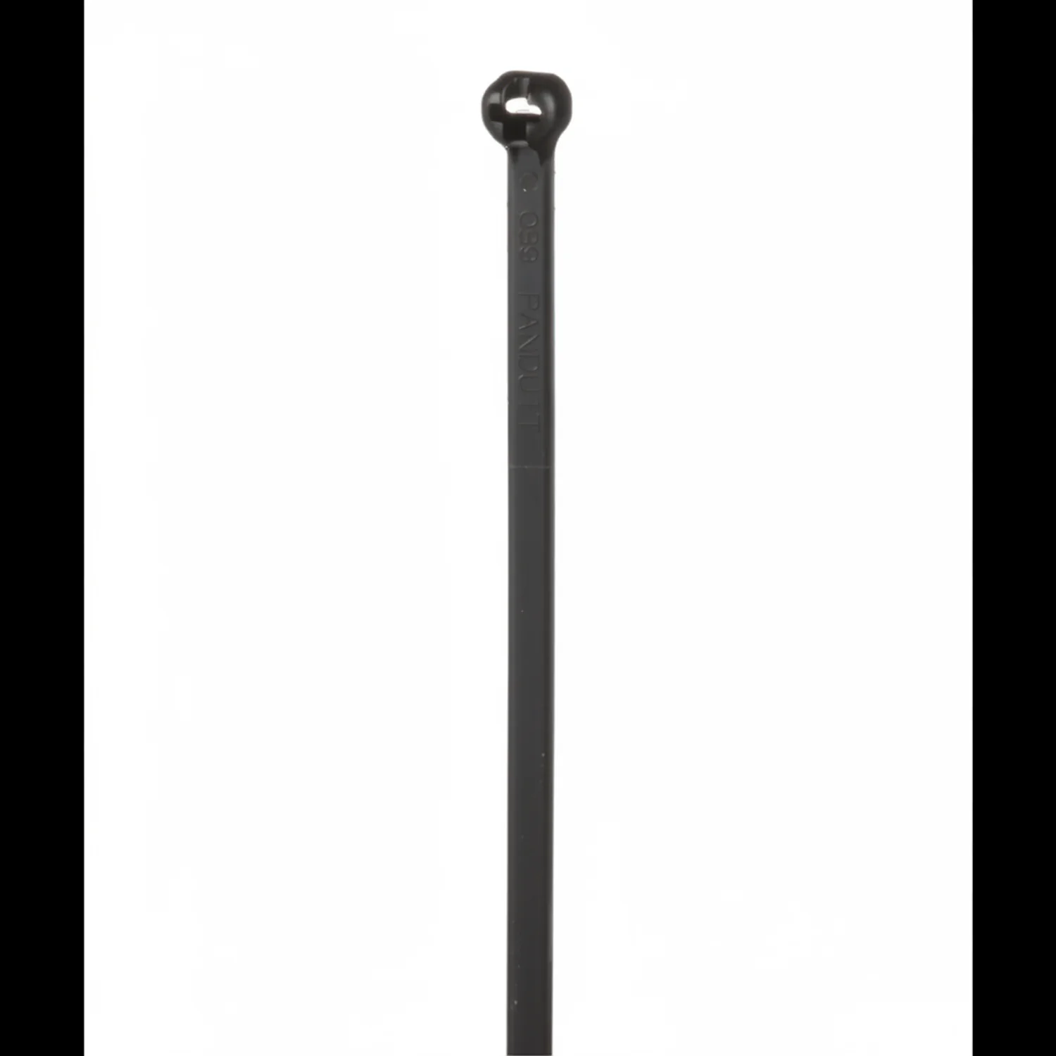 Panduit 12” 50lb. Black Heat Stabilized Dome-Top Barb Ty Cable Ties / Zip Ties 1000/bag Part # BT3S-M30