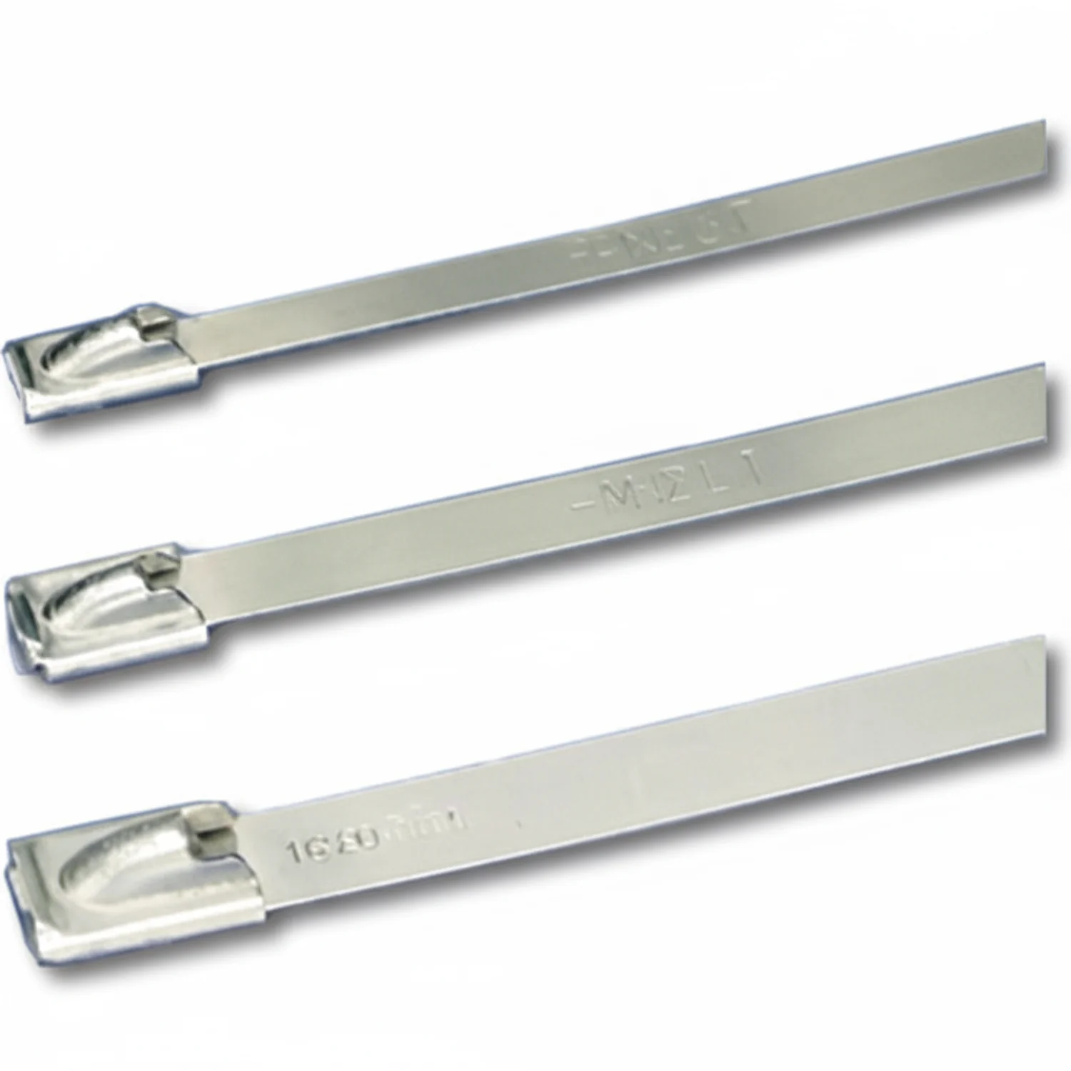 Panduit 12" 600lb Pan-Steel 304 Stainless Steel Cable Ties / Zip Ties 50/bag Part #MLT2EH-LP - Image 2