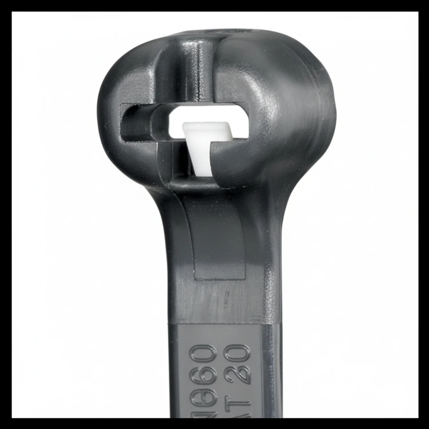 Panduit 14" 18Lbs UV Black Weather Resistant Dome-Top Barb Ty Cable Ties / Zip Ties 1000/bag Part #BT4M-M0