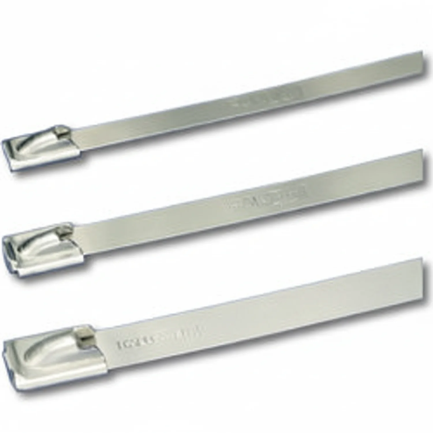 Panduit  14" 200lb  Pan-Steel 304 Stainless Steel Cable Ties / Zip Ties 100/bag Part #MLT4S-CP - Image 2