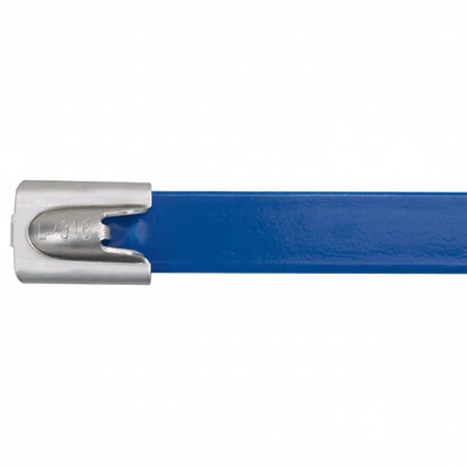 Panduit 14" 250lb Fully Coated Blue Polyester 316 Pan-Steel Stainless Steel Cable Ties / Zip Ties 50/bag Part #MLTFC4H-LP316BU