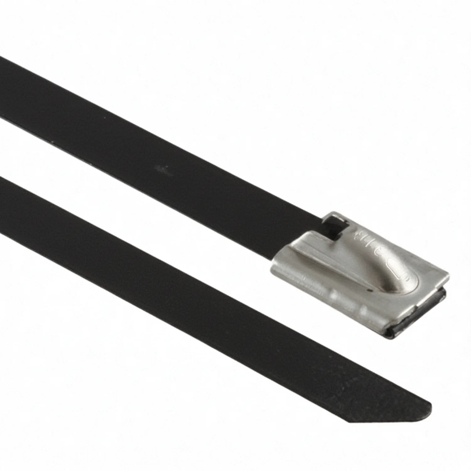 Panduit 14" 250lb Fully Coated Blue Polyester 316 Pan-Steel Stainless Steel Cable Ties / Zip Ties 50/bag Part #MLTFC4H-LP316BU - Image 3