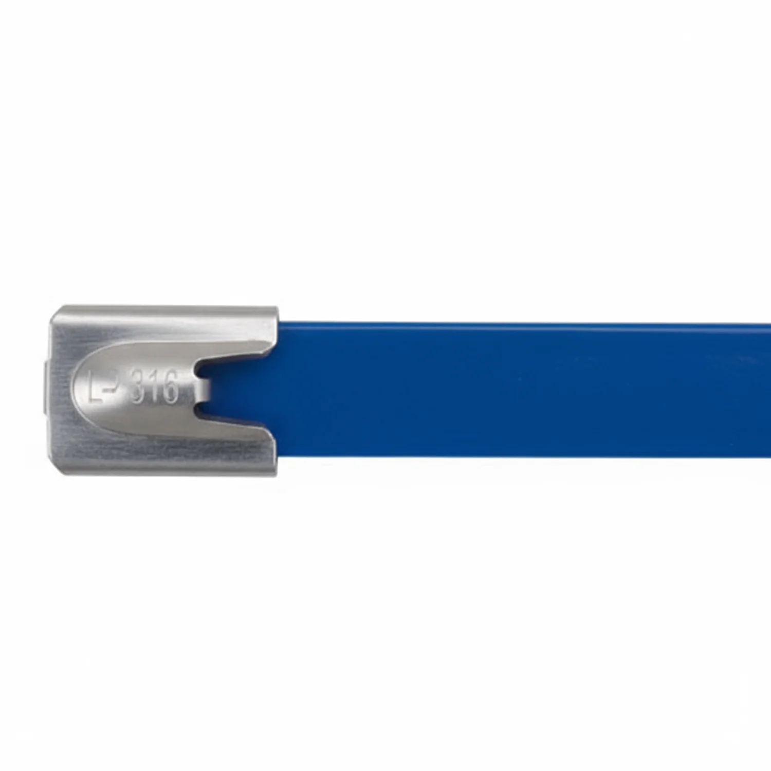 Panduit 14" 250lb Fully Coated White Polyester 316 Pan-Steel Stainless Steel Cable Ties / Zip Ties 50/bag Part #MLTFC4H-LP316WH - Image 4