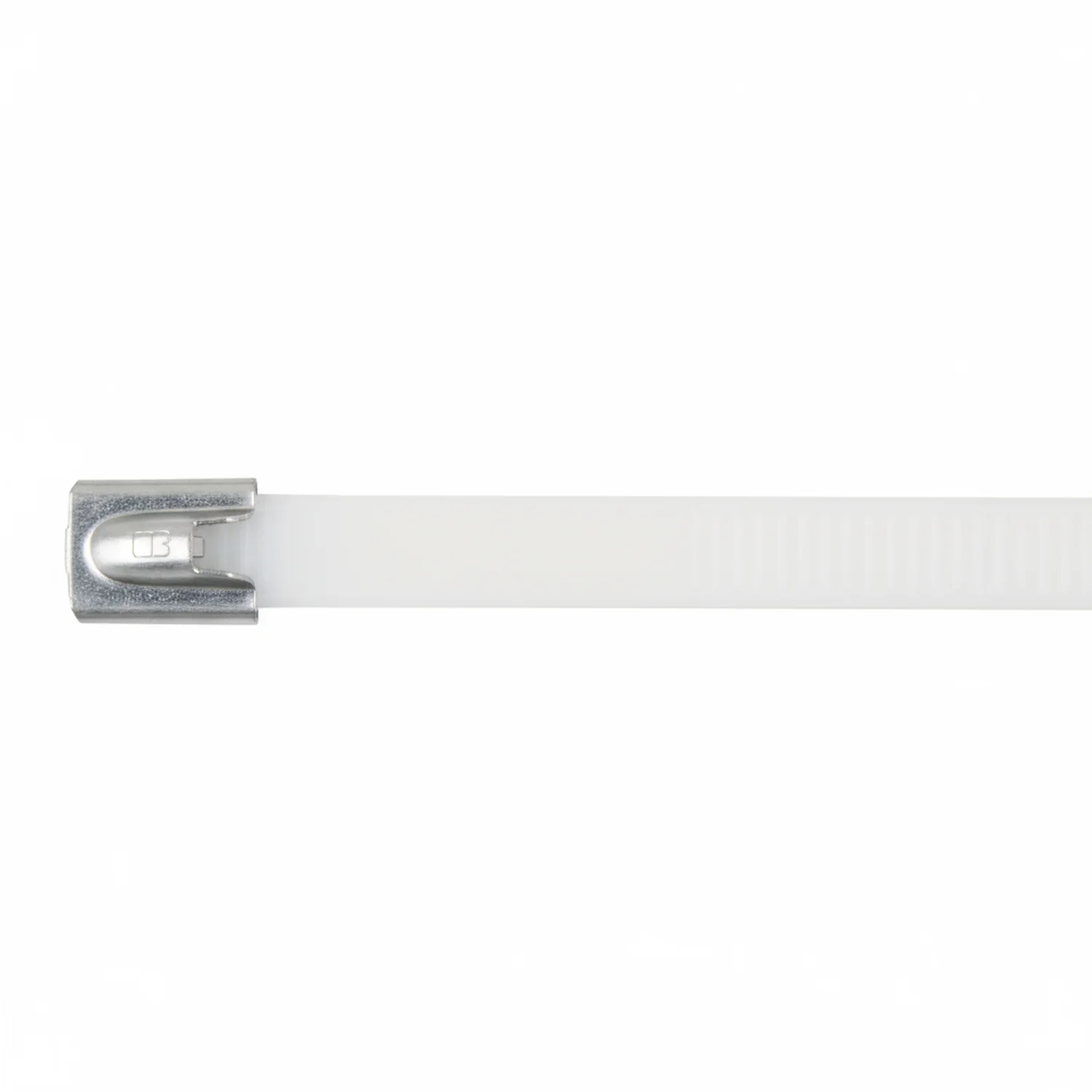 Panduit 14" 250lb Fully Coated White Polyester 316 Pan-Steel Stainless Steel Cable Ties / Zip Ties 50/bag Part #MLTFC4H-LP316WH - Image 5