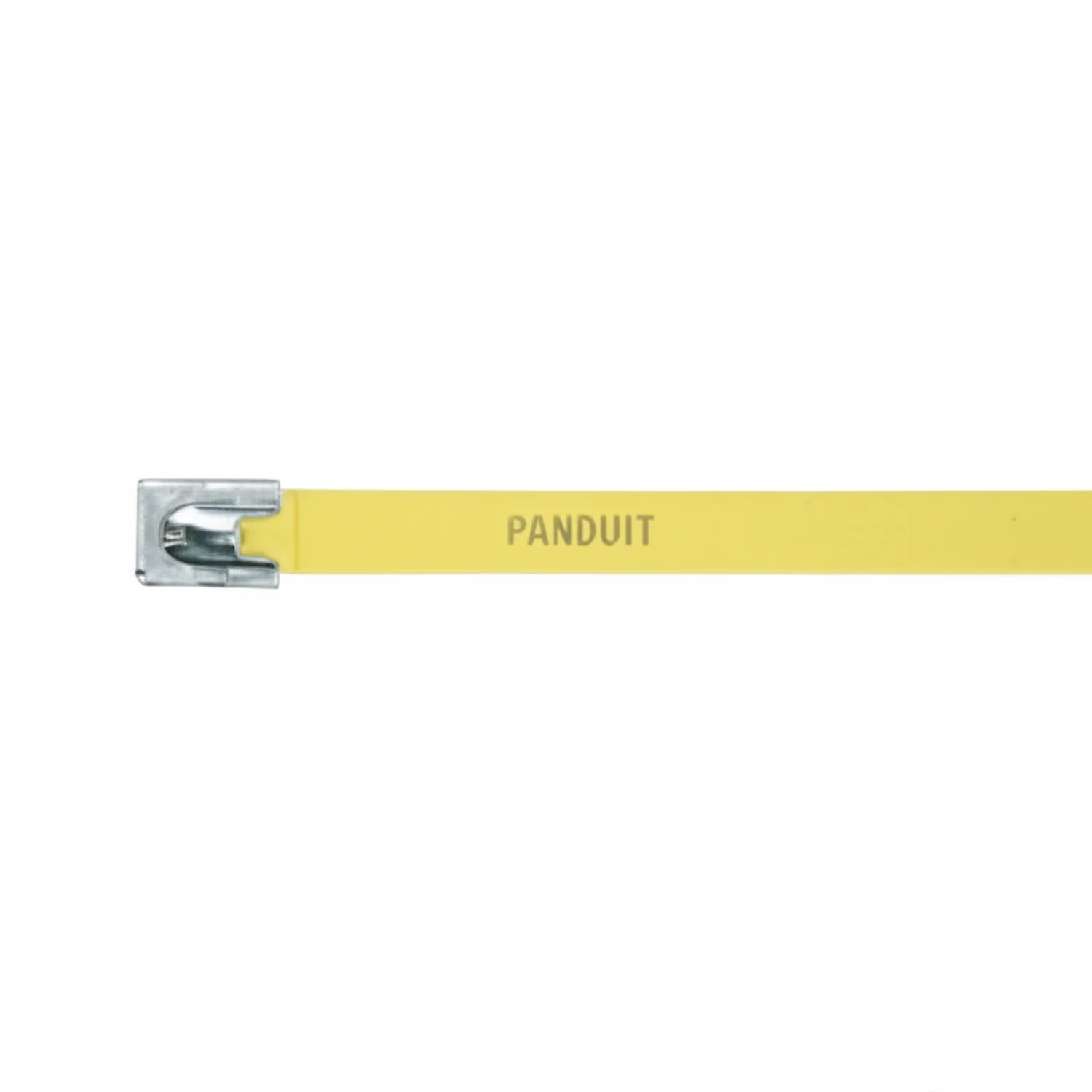 Panduit 14" 250lb Fully Coated Yellow Polyester 316 Pan-Steel Stainless Steel Cable Ties / Zip Ties 50/bag Part #MLTFC4H-LP316YL