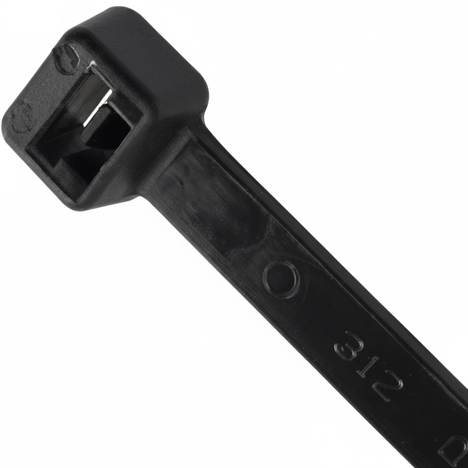 Panduit 14.5" 30lb Black Weather Resistant Pan-Ty® Polypropylene Cable Ties / Zip Ties 1,000/bag Part #PLT4S-M100 - Image 2