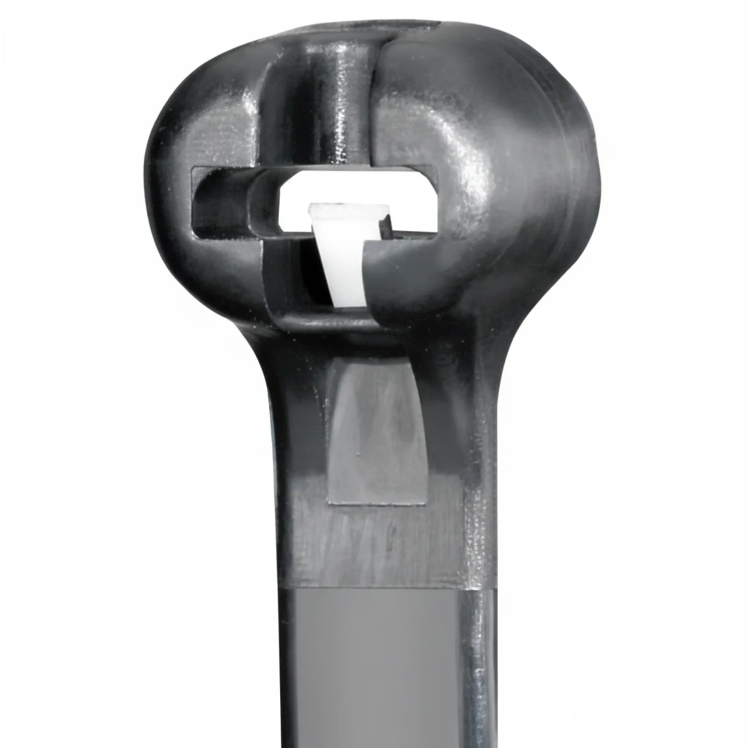 Panduit 15" 50lb UV Black Weather Resistant Dome-Top Barb Ty Cable Ties / Zip Ties 100/bag Part #BT4S-C0