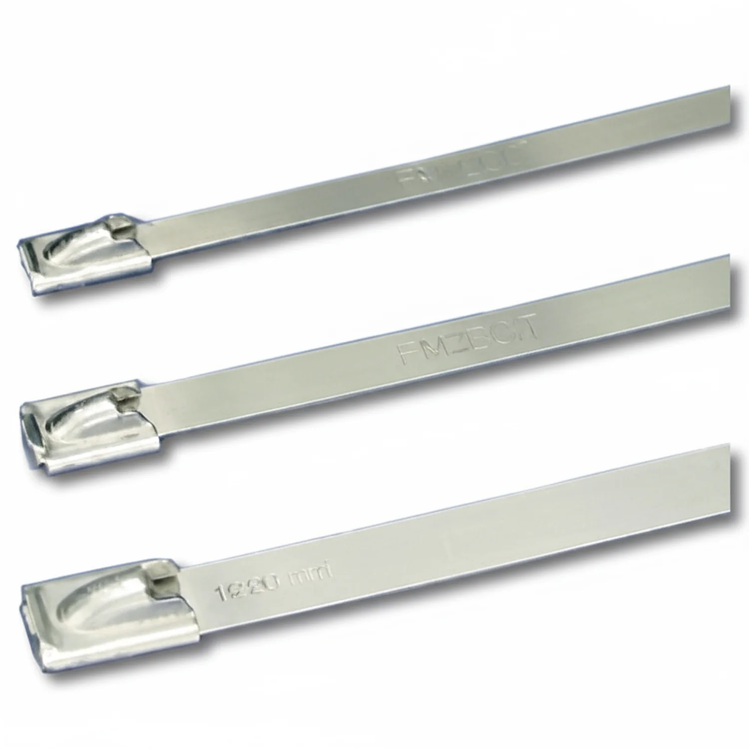 Panduit 17" 900lb  Pan-Steel 304 Stainless Steel Cable Ties / Zip Ties 50/bag Part #MLT4SH-LP - Image 2