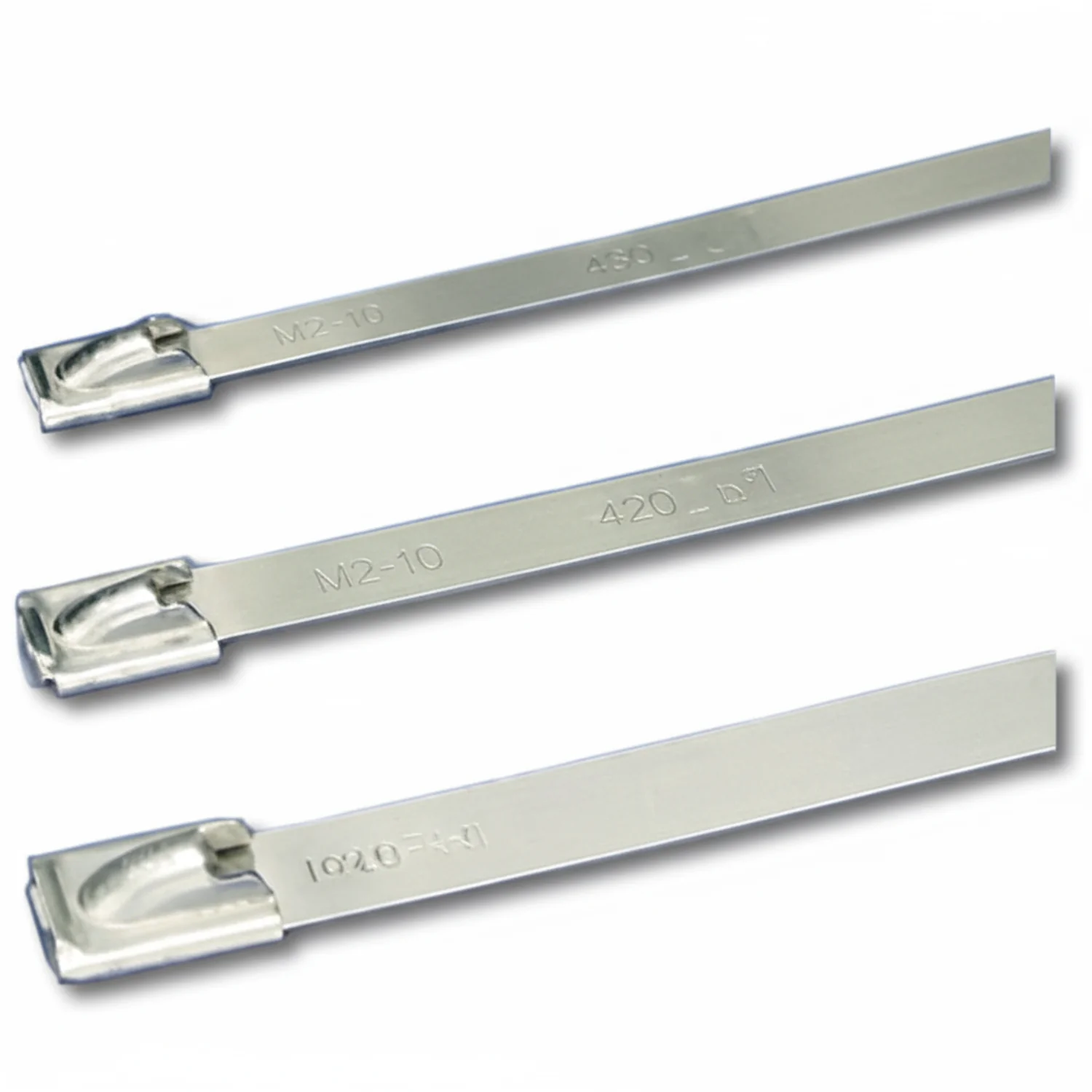 Panduit 21" 200lb Pan-Steel 316 Stainless Steel Cable Ties / Zip Ties 100/bag Part #MLT6S-CP316 - Image 2