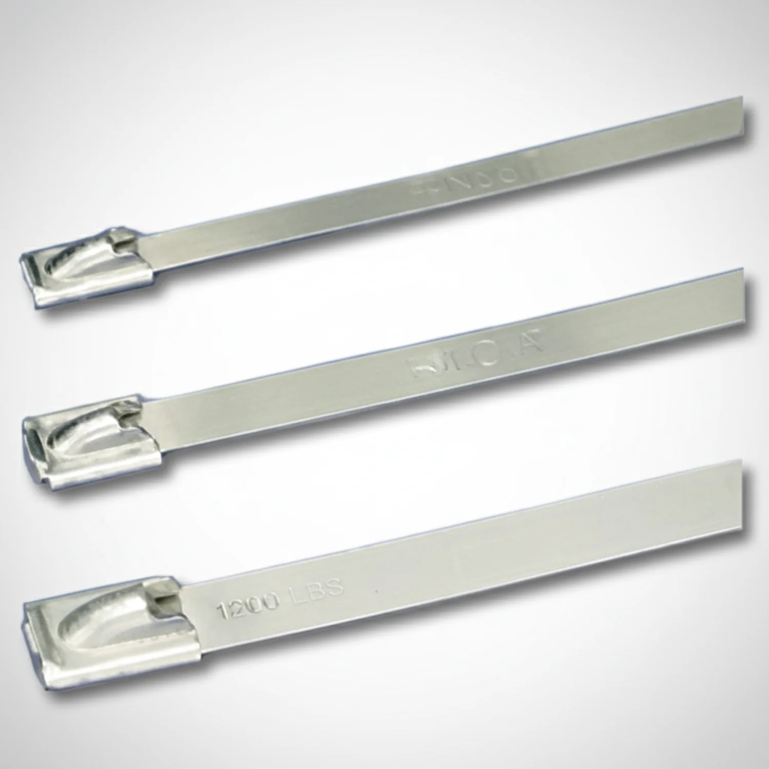 Panduit 21" 450lb Pan-Steel 316 Stainless Steel Cable Ties / Zip Ties 50/bag Part #MLT6H-LP316 - Image 2