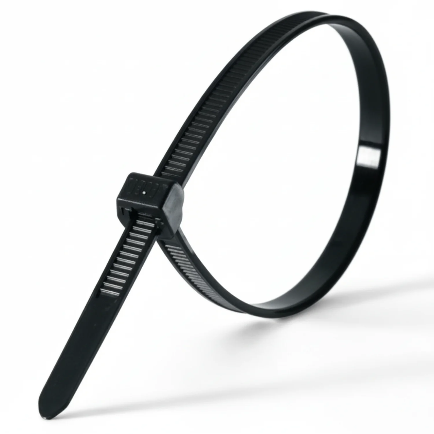 Panduit 3.9" 11lb Black Weather Resistant Pan-Ty® Polypropylene Cable Ties / Zip Ties 1,000/bag Part #PLT1M-M100 - Image 2