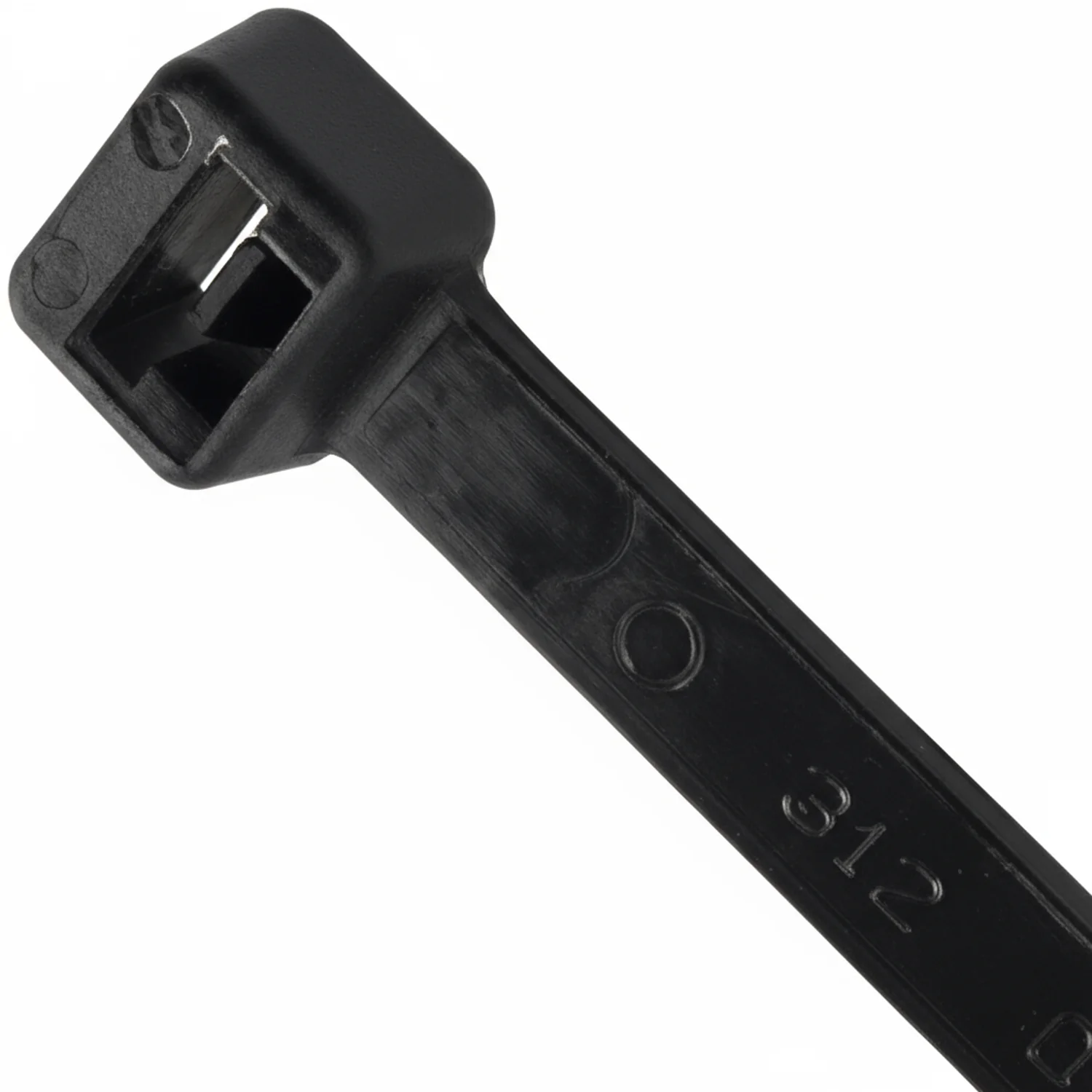 Panduit 3.9" 11lb Black Weather Resistant Pan-Ty® Polypropylene Cable Ties / Zip Ties 1,000/bag Part #PLT1M-M100 - Image 3