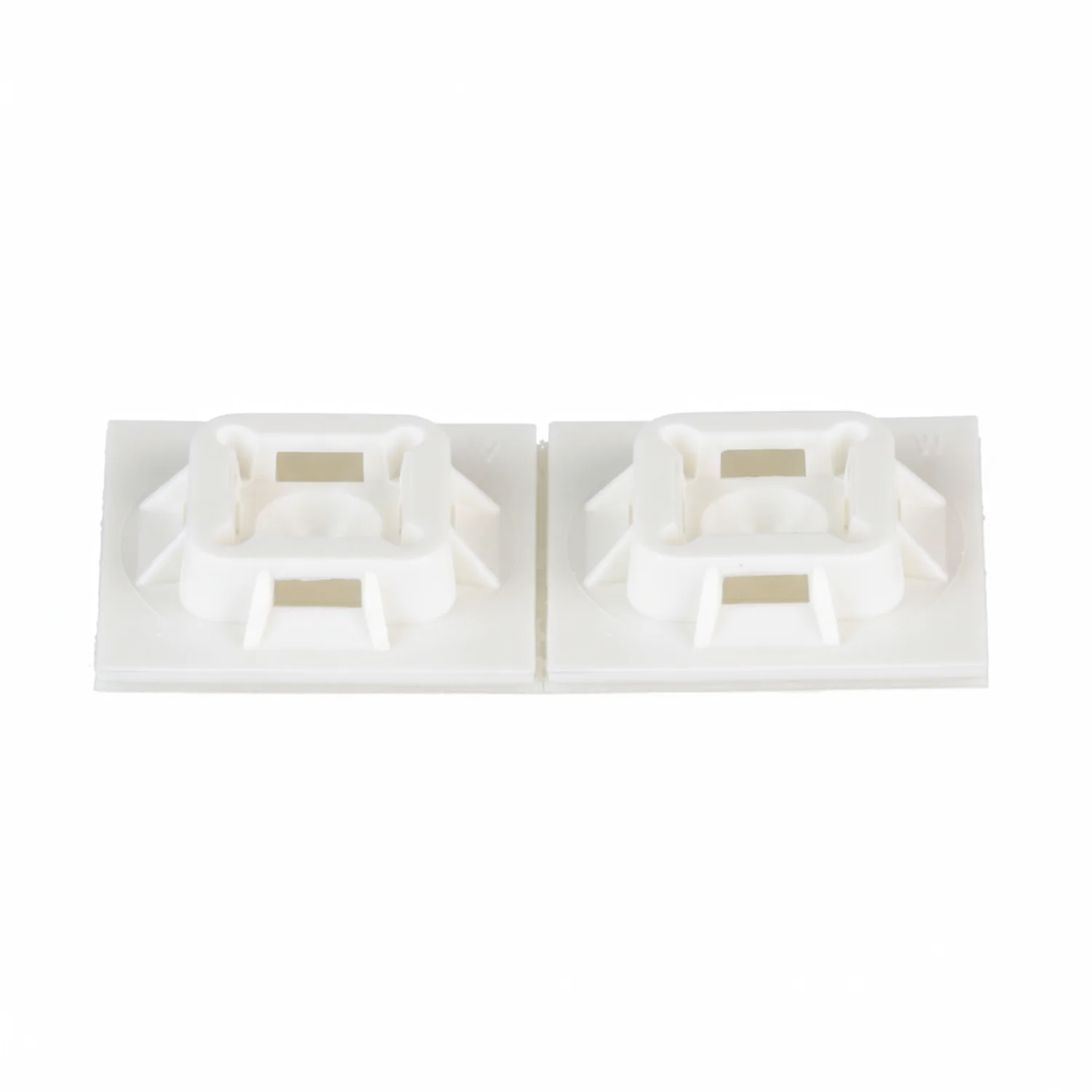 Panduit 4-Way Nylon Cable Tie Holder 1"x1" White ABM100-AT-D