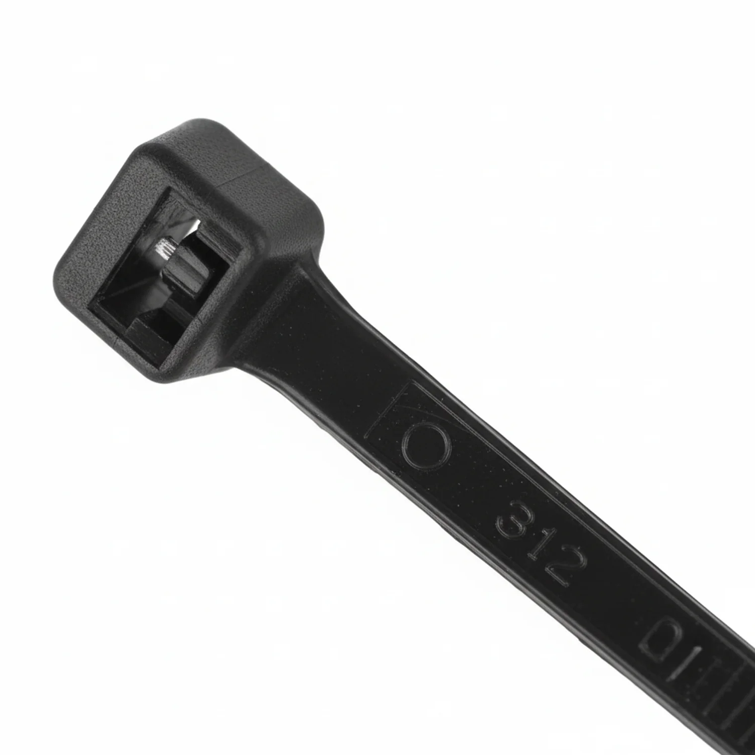 Panduit 7.4" 30lb Black Weather Resistant Pan-Ty® Polypropylene Cable Ties / Zip Ties 1,000/bag Part #PLT2S-M100 - Image 2