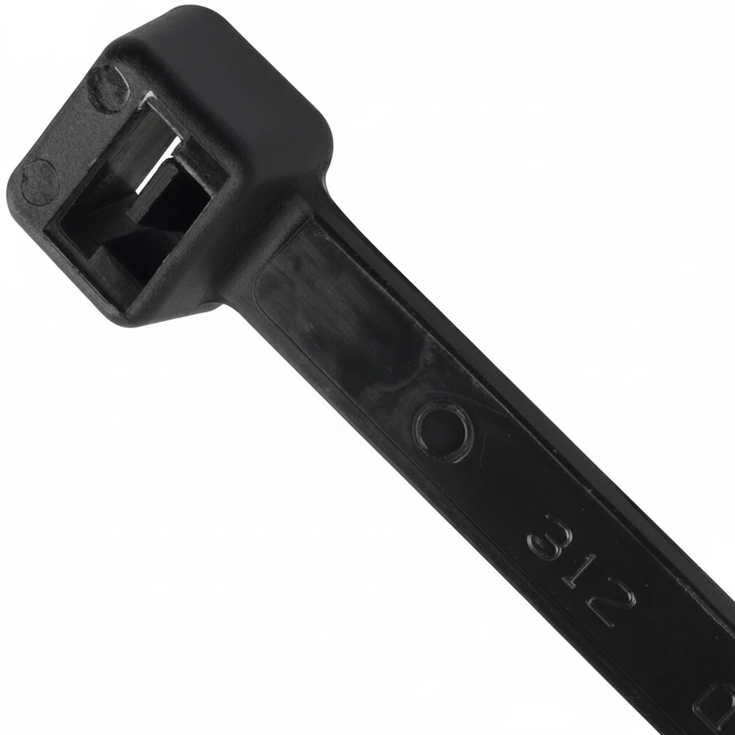 Panduit 8.1" 50lb Black Weather Resistant Pan-Ty® Polypropylene Cable Ties / Zip Ties 250/bag Part #PLT2H-TL100 - Image 2