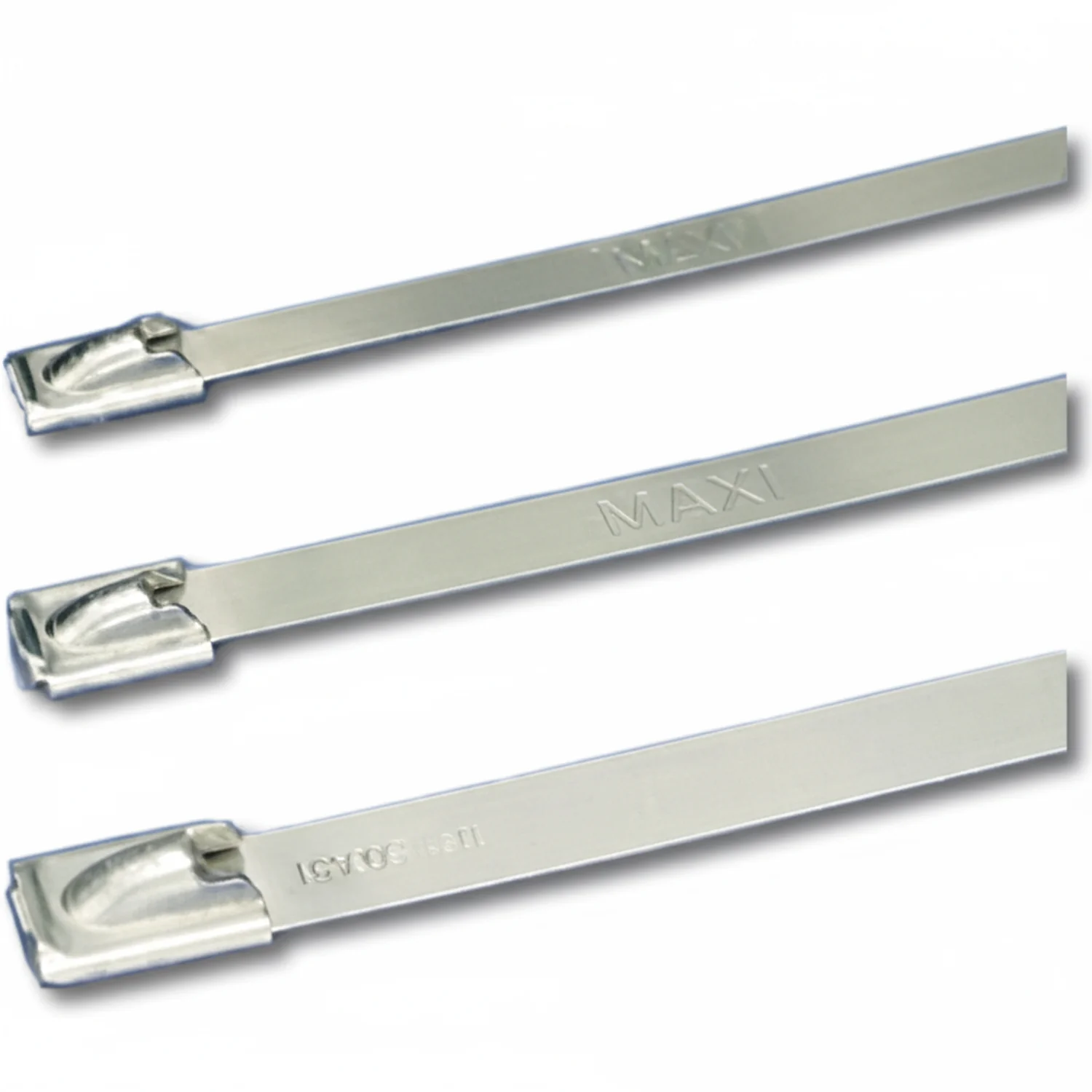 Panduit 8" 200lb Pan-Steel 304 Stainless Steel Cable Ties / Zip Ties 100/bag Part #MLT2S-CP - Image 2