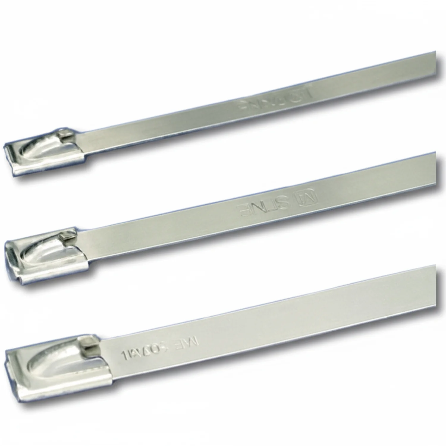 Panduit 8" 450lb Pan-Steel 316 Stainless Steel Cable Ties / Zip Ties 50/bag Part #MLT2H-LP316 - Image 2
