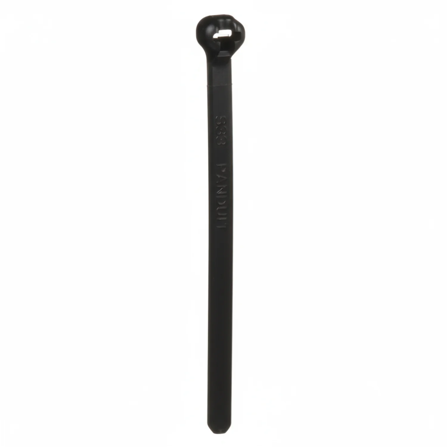 Panduit 6” 18lb. Black Heat Stabilized Dome-Top Barb Ty Cable Ties / Zip Ties 1000/bag Part # BT1.5M-M30 - Image 3