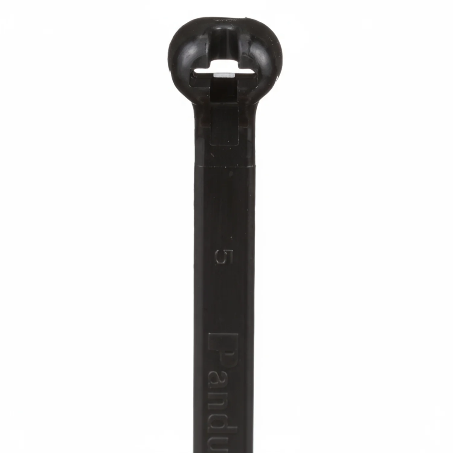 Panduit 8” 120lb UV Black Weather Resistant Dome-Top Barb Ty Cable Ties / Zip Ties 250/bag Part # BT2LH-TL0 - Image 2
