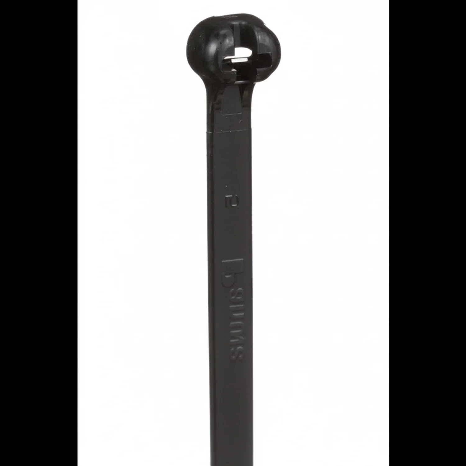 Panduit 8” 120lb UV Black Weather Resistant Dome-Top Barb Ty Cable Ties / Zip Ties 250/bag Part # BT2LH-TL0 - Image 3