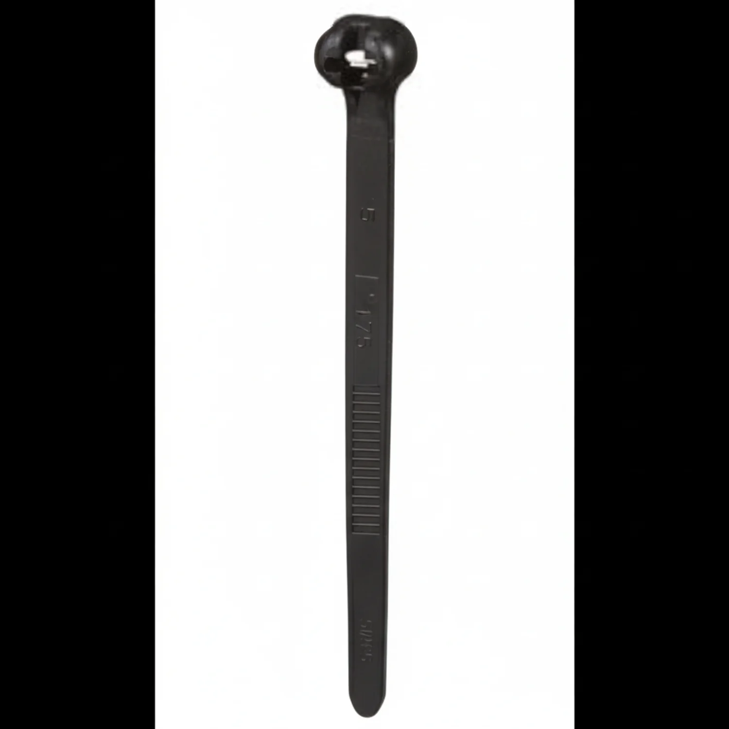 Panduit 8” 120lb UV Black Weather Resistant Dome-Top Barb Ty Cable Ties / Zip Ties 250/bag Part # BT2LH-TL0 - Image 4