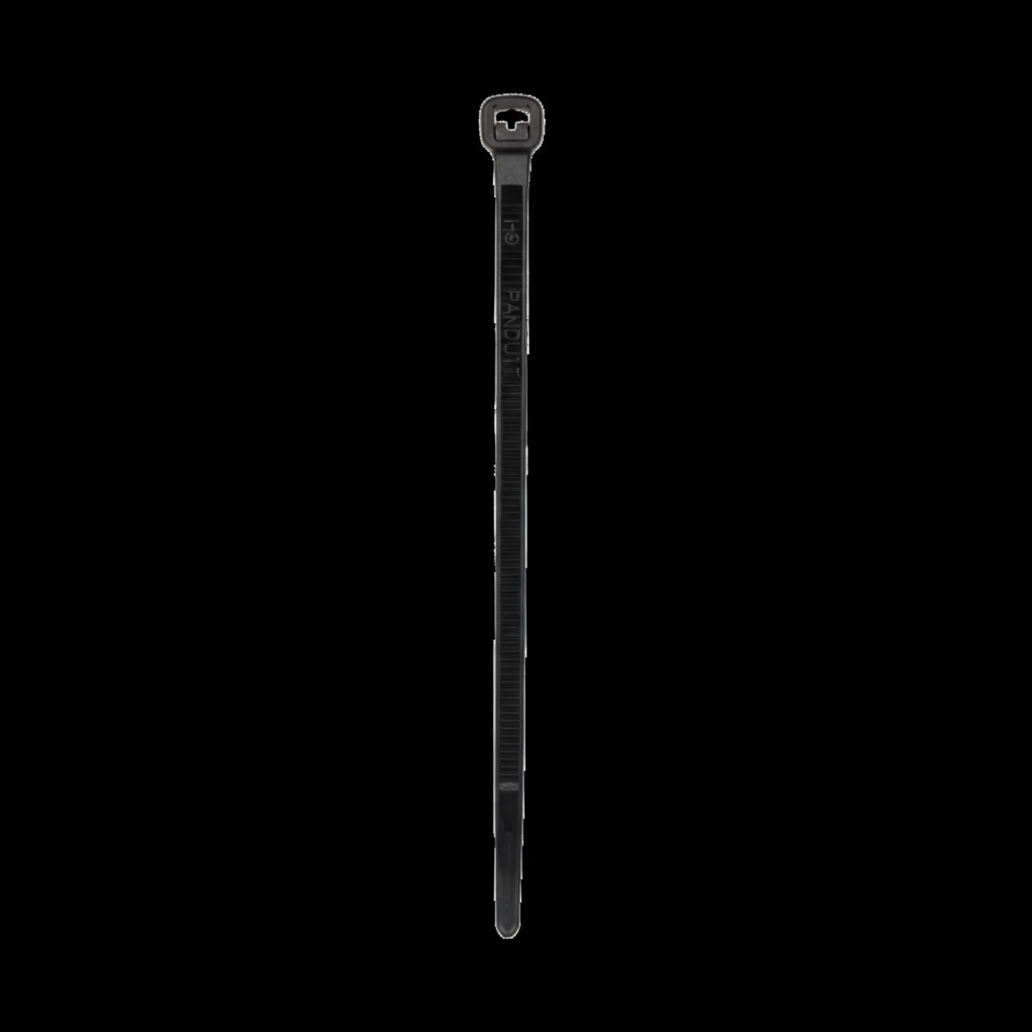 Panduit 8” 50lb. Black Heat Stabilized Dome-Top Barb Ty Cable Ties / Zip Ties 1000/bag Part # BT2S-M30