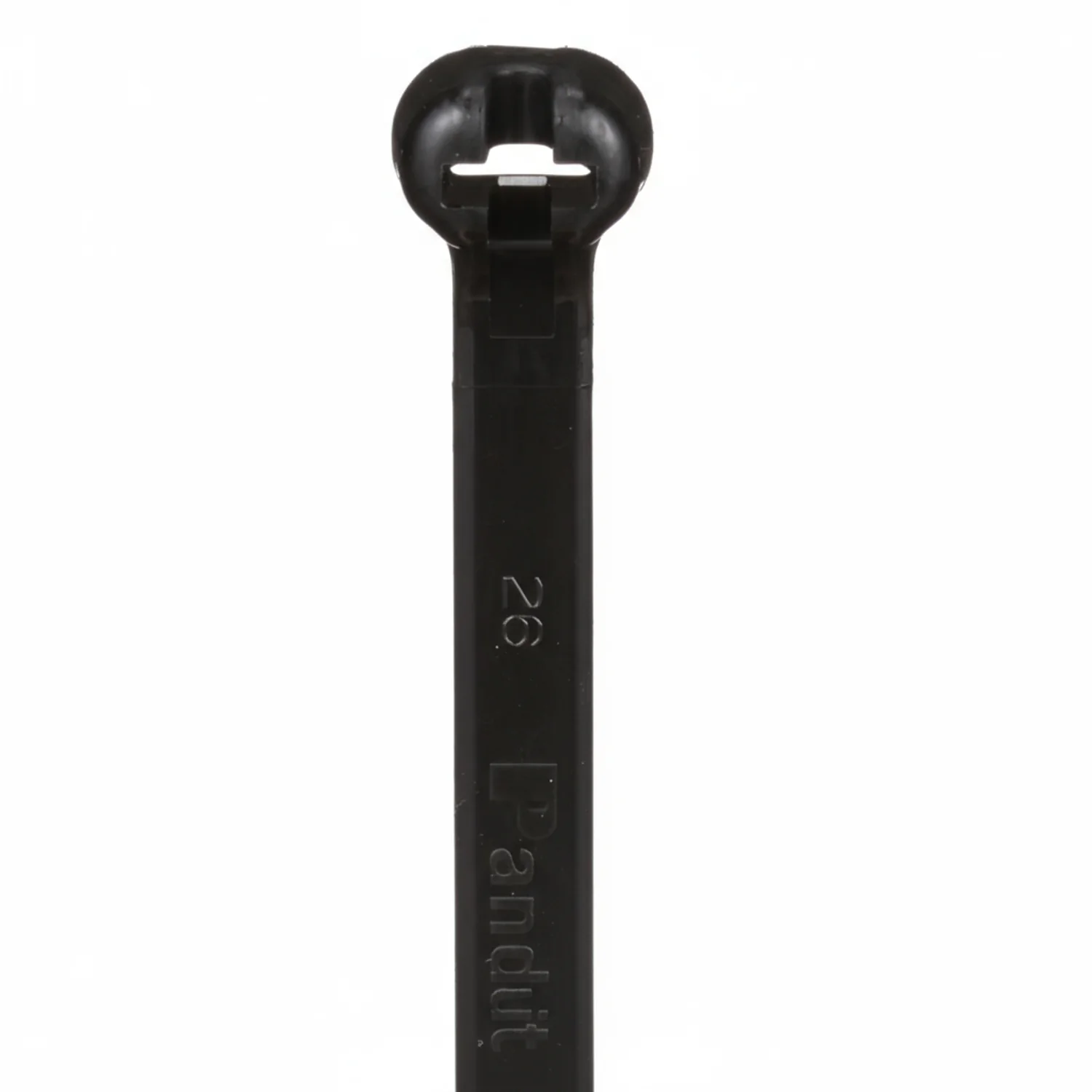 Panduit 11” 120lb. UV Black Weather Resistant Dome-Top Barb Ty Cable Ties / Zip Ties 50/bag Part # BT3LH-L0 - Image 4
