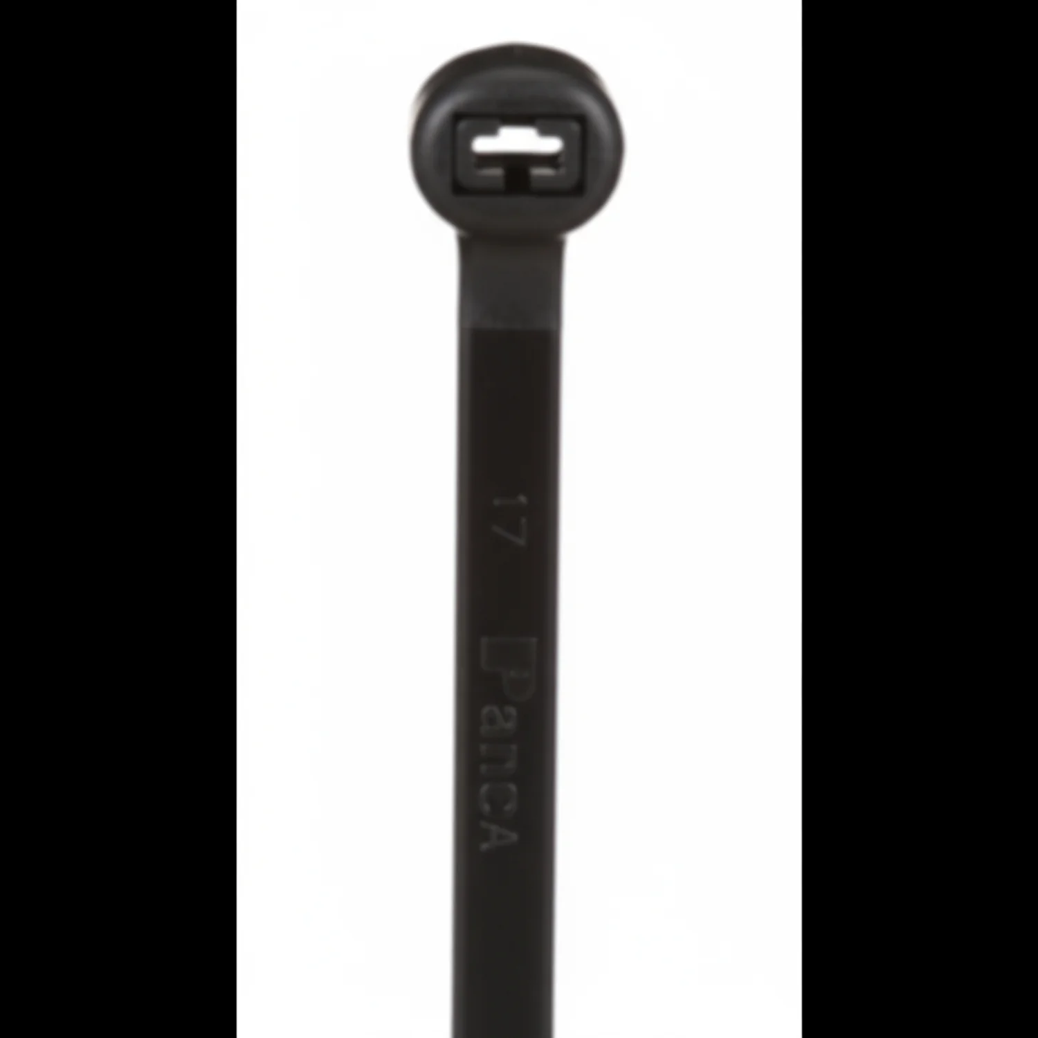Panduit 11” 120lb. Black UV Weather Resistant Dome-Top Barb Ty Cable Ties / Zip Ties 250/bag Part # BT3LH-TL0 - Image 3