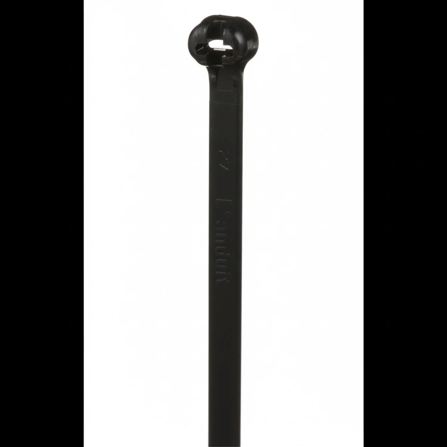 Panduit 18” 120lb. Black UV Weather Resistant Dome-Top Barb Ty Cable Ties / Zip Ties 100/bag Part # BT5LH-C0 - Image 2