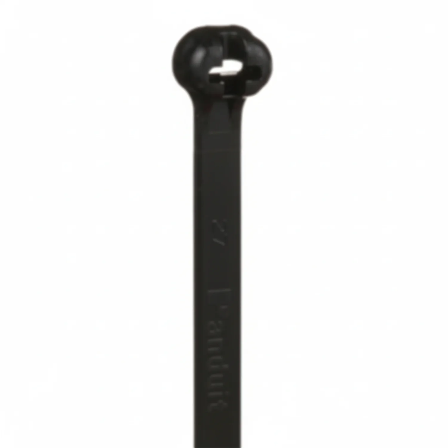 Panduit 18” 120lb. Black UV Weather Resistant Dome-Top Barb Ty Cable Ties / Zip Ties 100/bag Part # BT5LH-C0 - Image 3