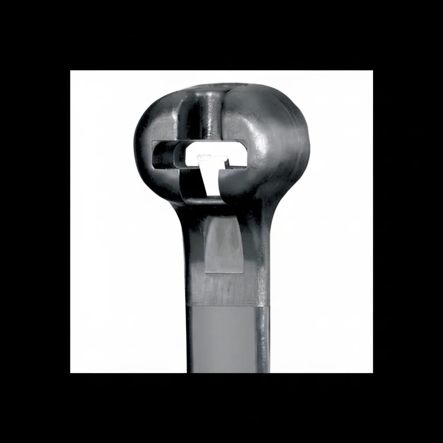 Panduit 30” 120lb. Black UV Weather Resistant Dome-Top Barb Ty Cable Ties / Zip Ties 100/bag Part # BT9LH-C0 - Image 2