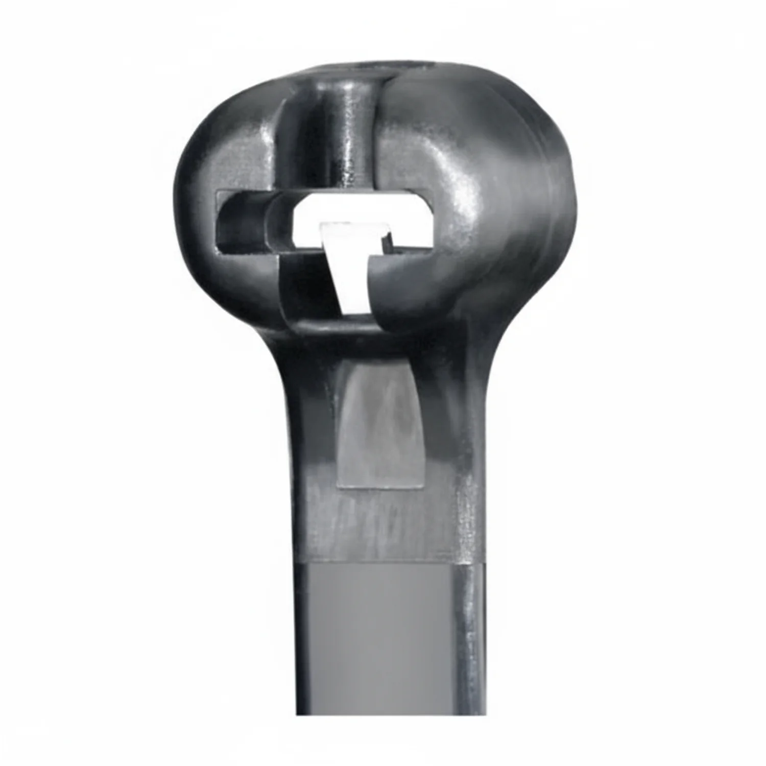 Panduit Dome-Top® barb ty, 6.1"  40 lb Tensile Strength, Heat Stabilized Nylon 6.6, Black  1,000/bag