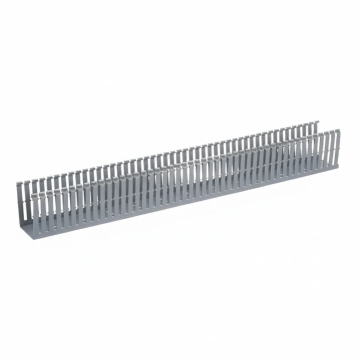 Panduit F2X3LG6 Narrow Slot Wiring Duct, No cover - 6 per pack