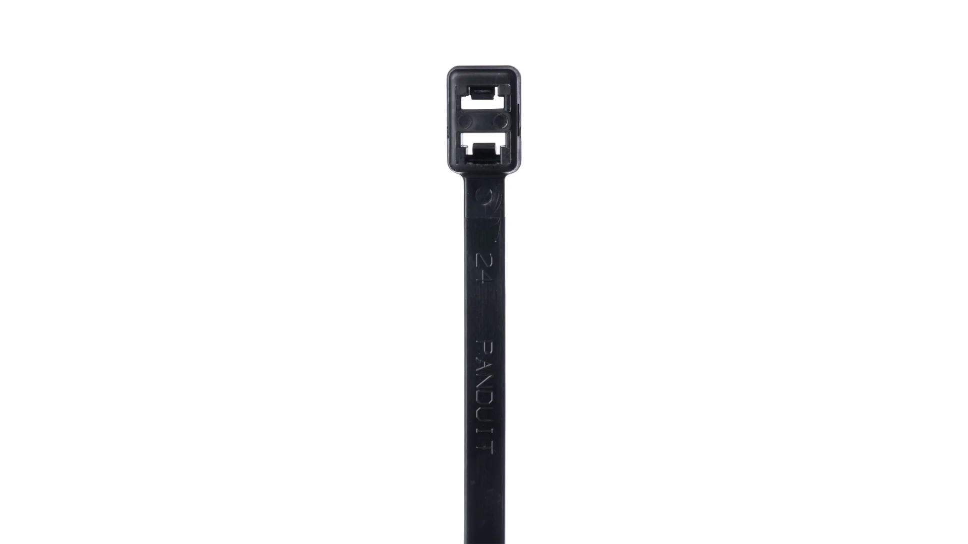 Panduit PLB2S-C0 7.6" Black Nylon Cable Tie 50lb Weather-Resistant - Image 4