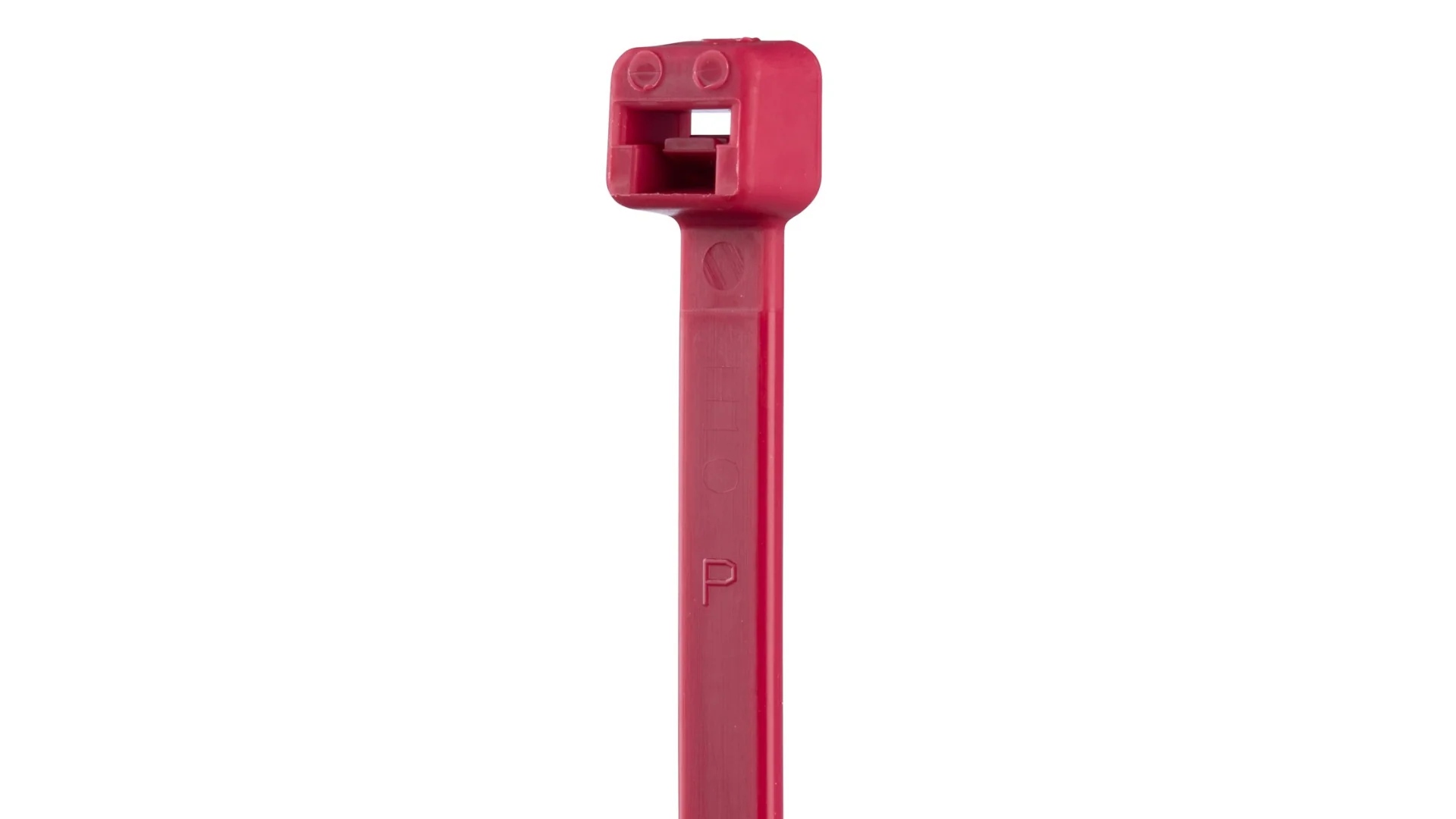 Panduit PLT1M-C2 Pan-Ty® Locking Cable Tie, Red, 3.9" Length, 18 lb Tensile Strength, 100/Bag - Image 3