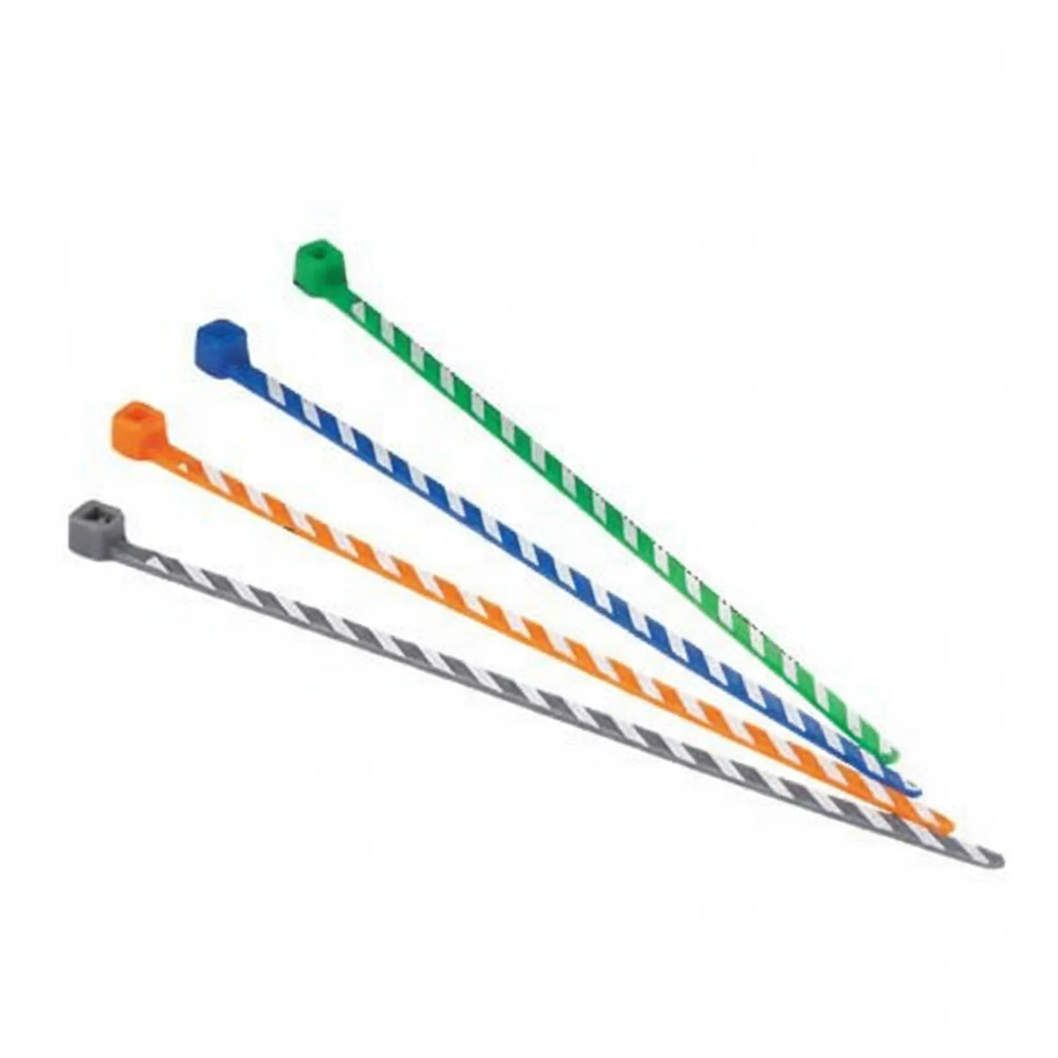 Panduit 4" 18lb. Blue/Red Stripe Pan-Ty® Locking Cable Ties / Zip Ties 50/bag Part # PLT1M-L6-2