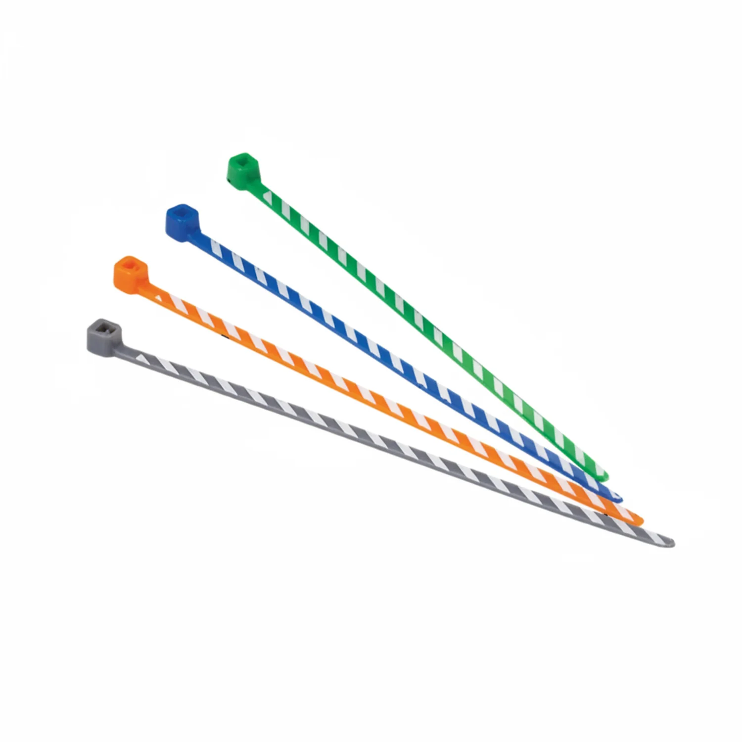 Panduit 4" 18lb. Slate/White Stripe Pan-Ty® Locking Cable Ties / Zip Ties 50/bag Part # PLT1M-L8-10