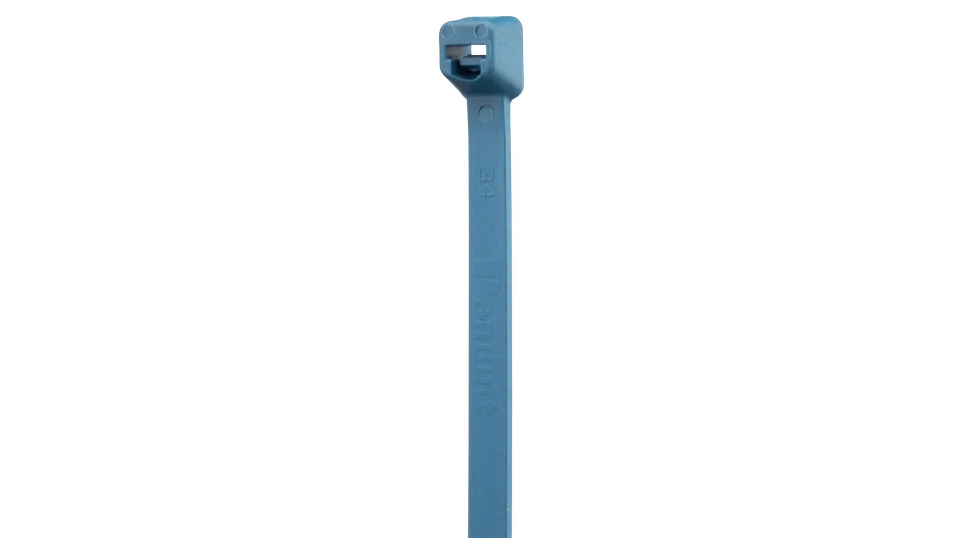 Panduit PLT2S-C96A Metal Detectable Antimicrobial Locking Cable Tie, Light Blue, 7.3" Length, 50 lb Tensile Strength, 100/Bag - Image 3
