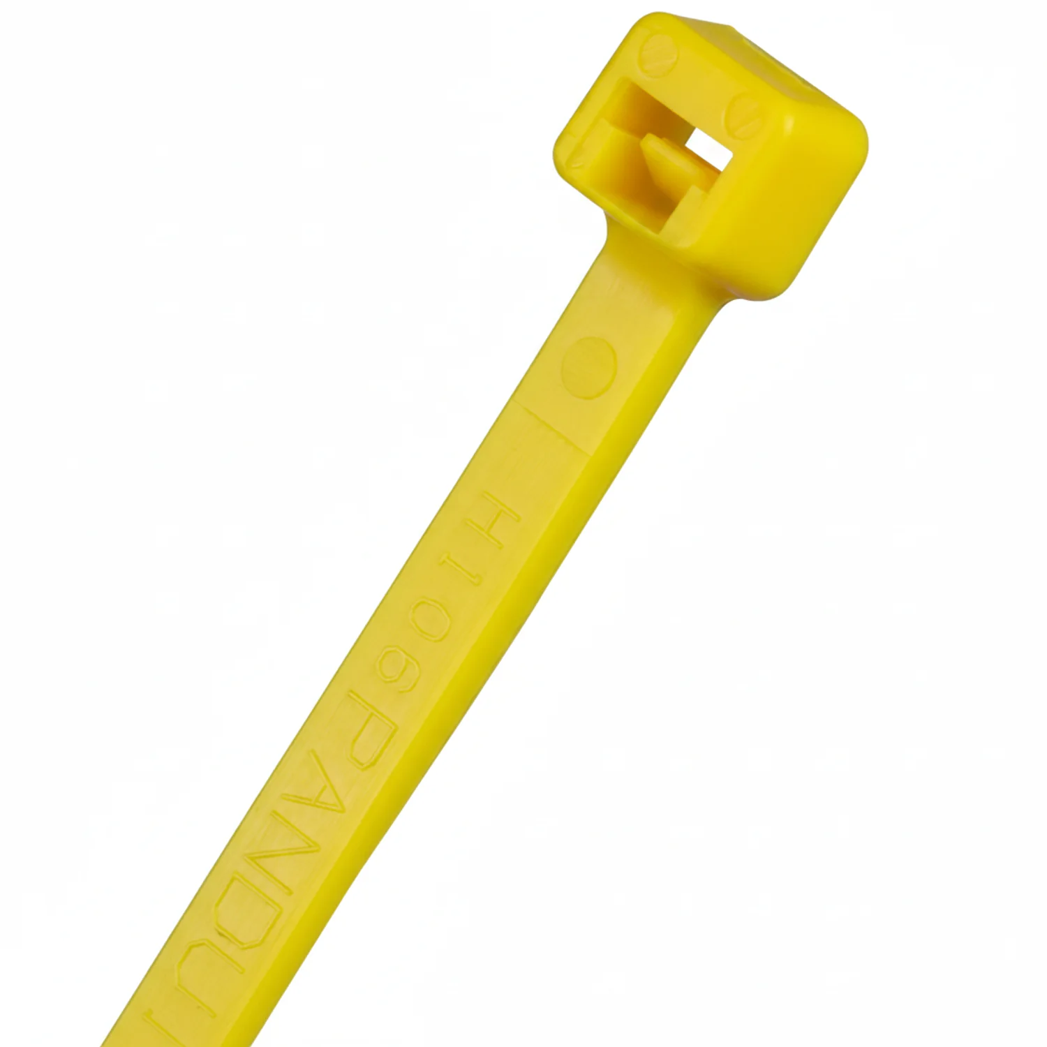 Panduit 7" 50lb. Yellow Pan-Ty® Locking Cable Ties / Zip Ties 1000/bag Part # PLT2S-M4Y