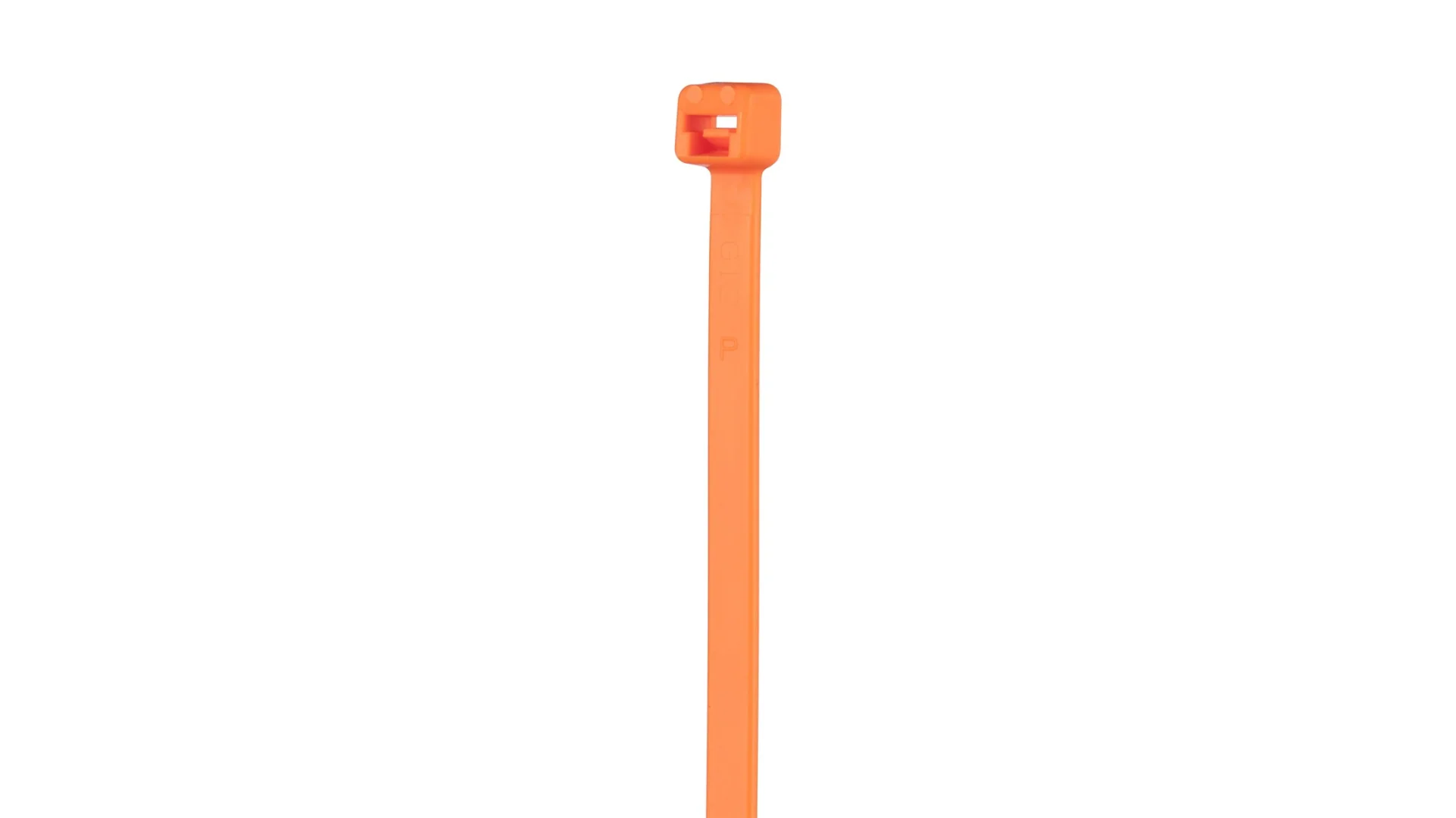 Panduit PLT2S-M53 Pan-Ty® Locking Cable Tie, Fluorescent Orange, 7.4" Length, 50 lb Tensile Strength, 100/Bag - Image 3