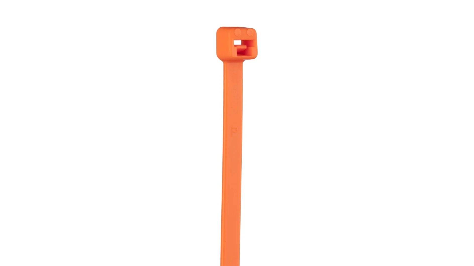 Panduit PLT2S-M53 Pan-Ty® Locking Cable Tie, Fluorescent Orange, 7.4" Length, 50 lb Tensile Strength, 100/Bag - Image 4