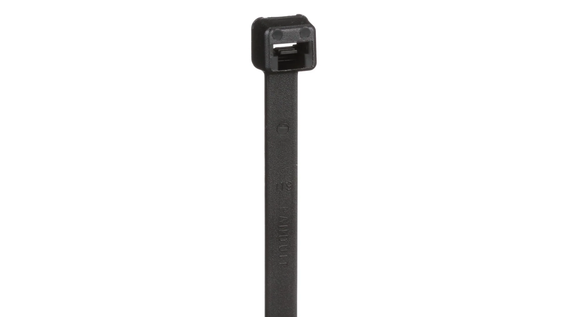 Panduit PLT4.5S-M0 Pan-Ty® Locking Cable Tie, Black, 15.5" Length, 50 lb Tensile Strength, 1000/Bag - Image 3
