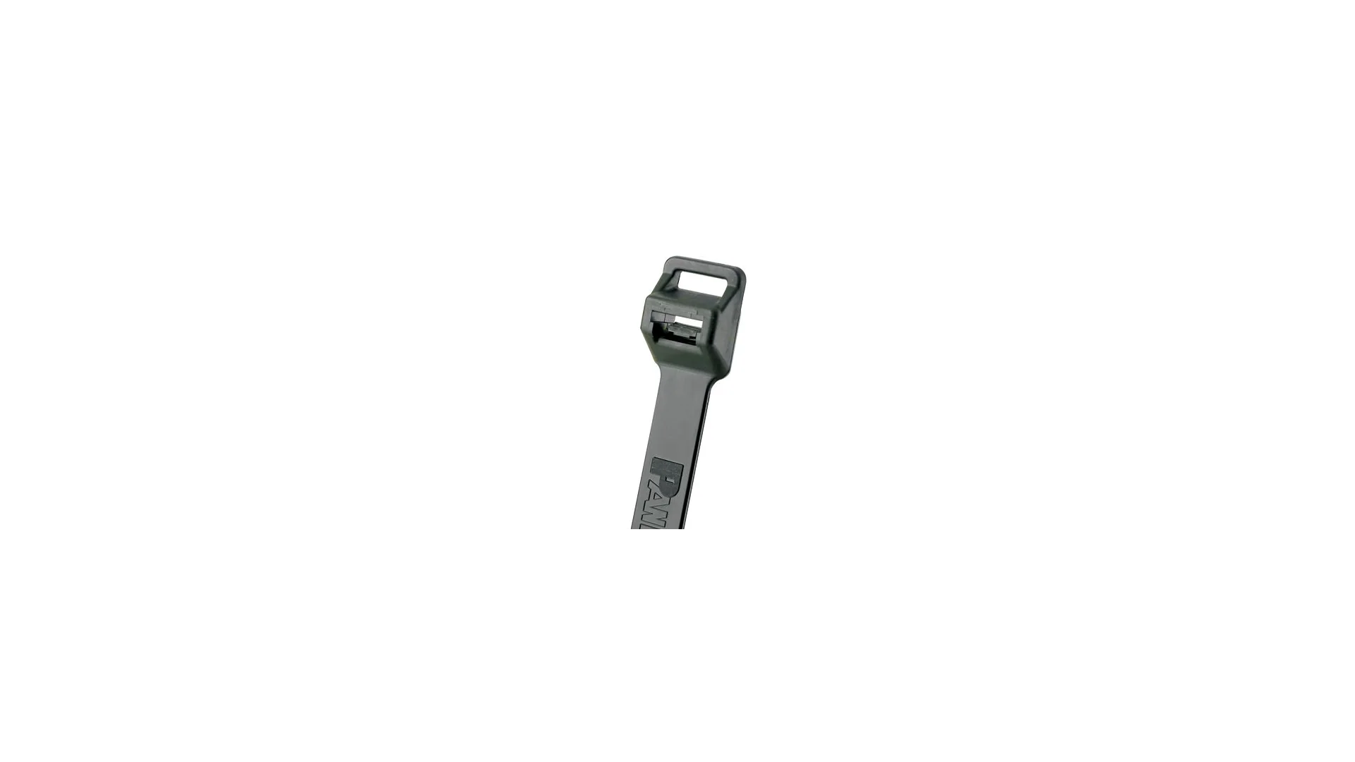 Panduit PLT5EH-C0 Pan-Ty® Locking Lashing Cable Tie, Black, 20.1" Length, 250 lb Tensile Strength, 100/Bag