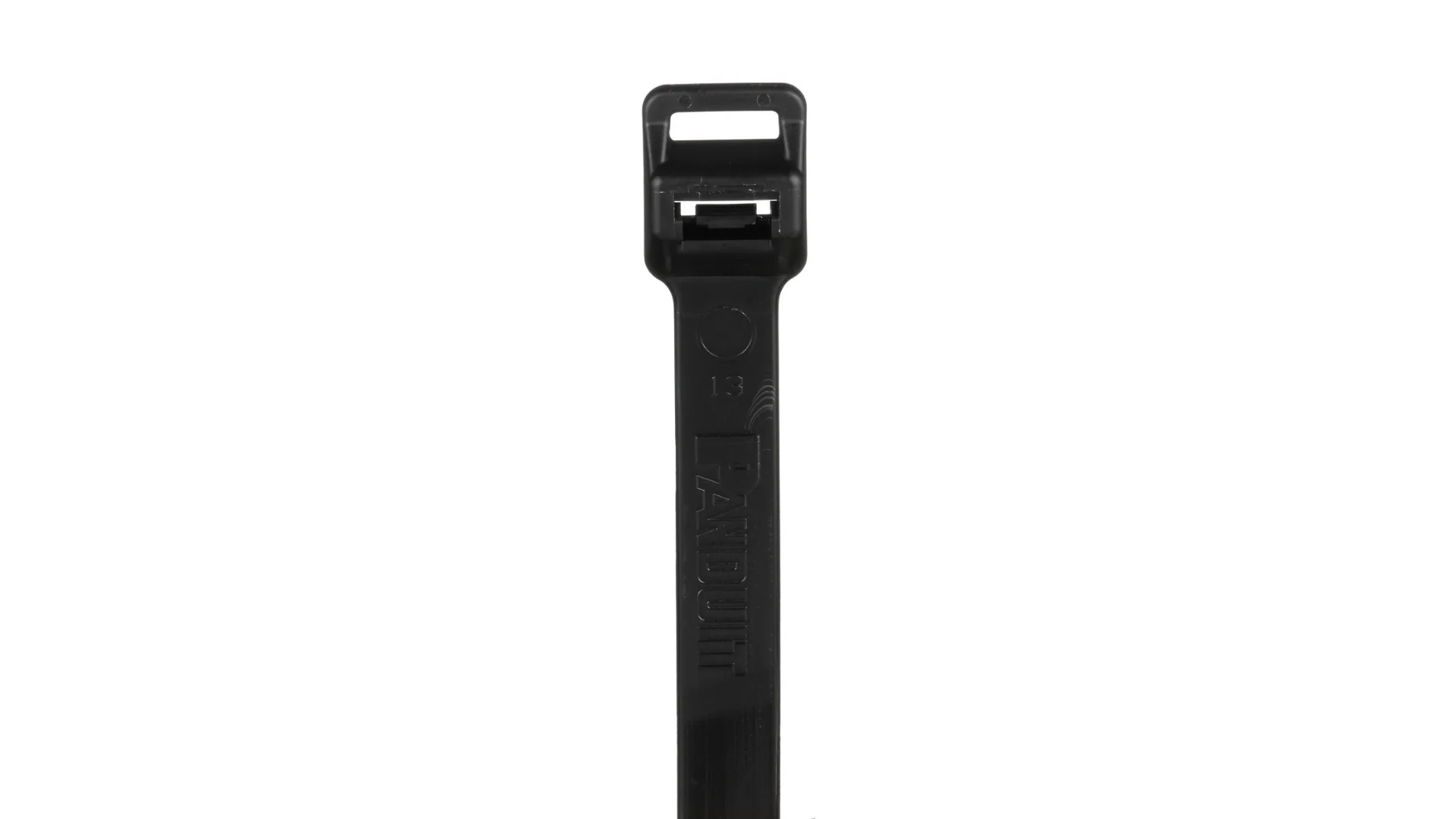 Panduit PLT5EH-C0 Pan-Ty® Locking Lashing Cable Tie, Black, 20.1" Length, 250 lb Tensile Strength, 100/Bag - Image 2