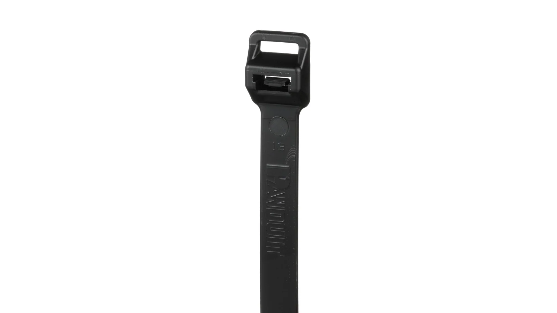 Panduit PLT5EH-Q0 Pan-Ty® Locking Lashing Cable Tie, Black, 20.1" Length, 250 lb Tensile Strength, 25/Bag - Image 3