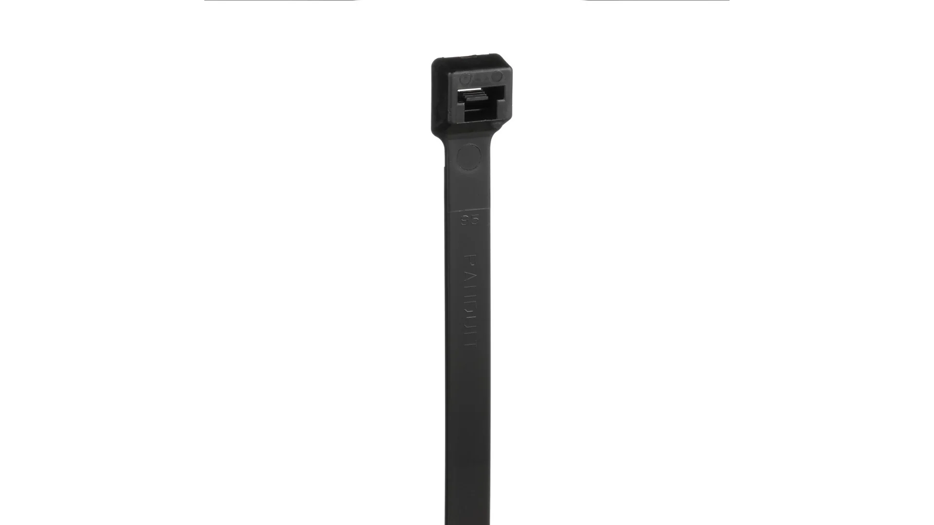 Panduit PLT5S-C0 Pan-Ty® Locking Cable Tie, Black, 17.5" Length, 50 lb Tensile Strength, 100/Bag - Image 4