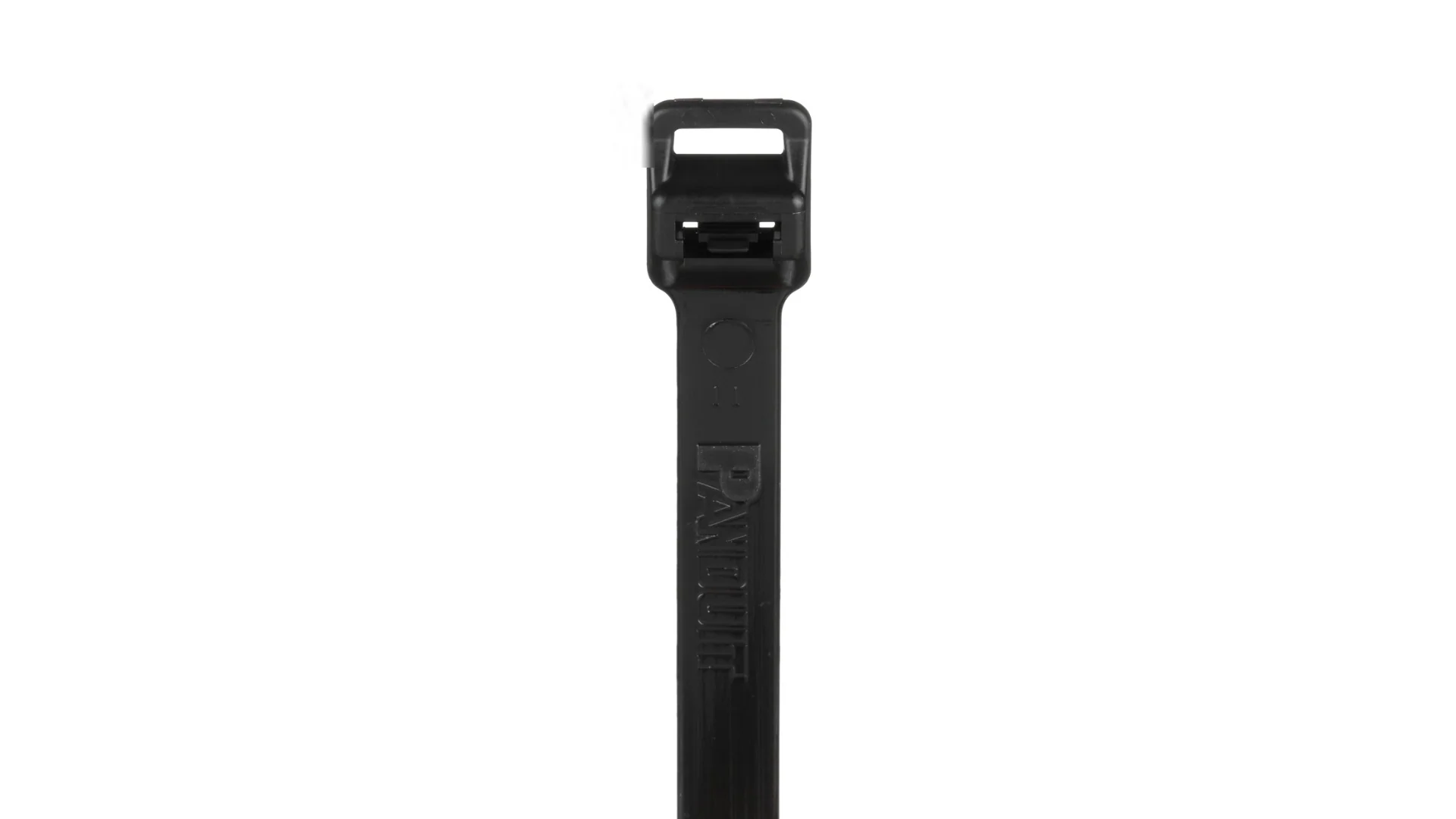 Panduit PRT12EH-C0 Pan-Ty® Releasable Lashing Cable Tie, Black, 40.1" Length, 250 lb Tensile Strength, 100/Bag - Image 2