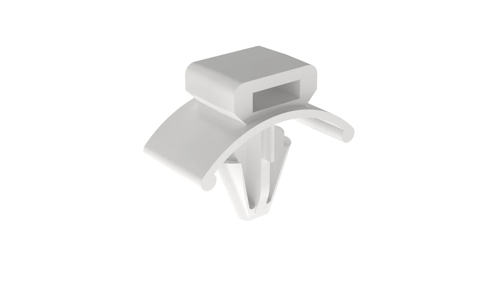 Panduit PWMS-H25-C Winged Push Barb Cable Tie Mount, Natural, 0.75" Length, Nylon 6.6, 100/Bag - Image 3